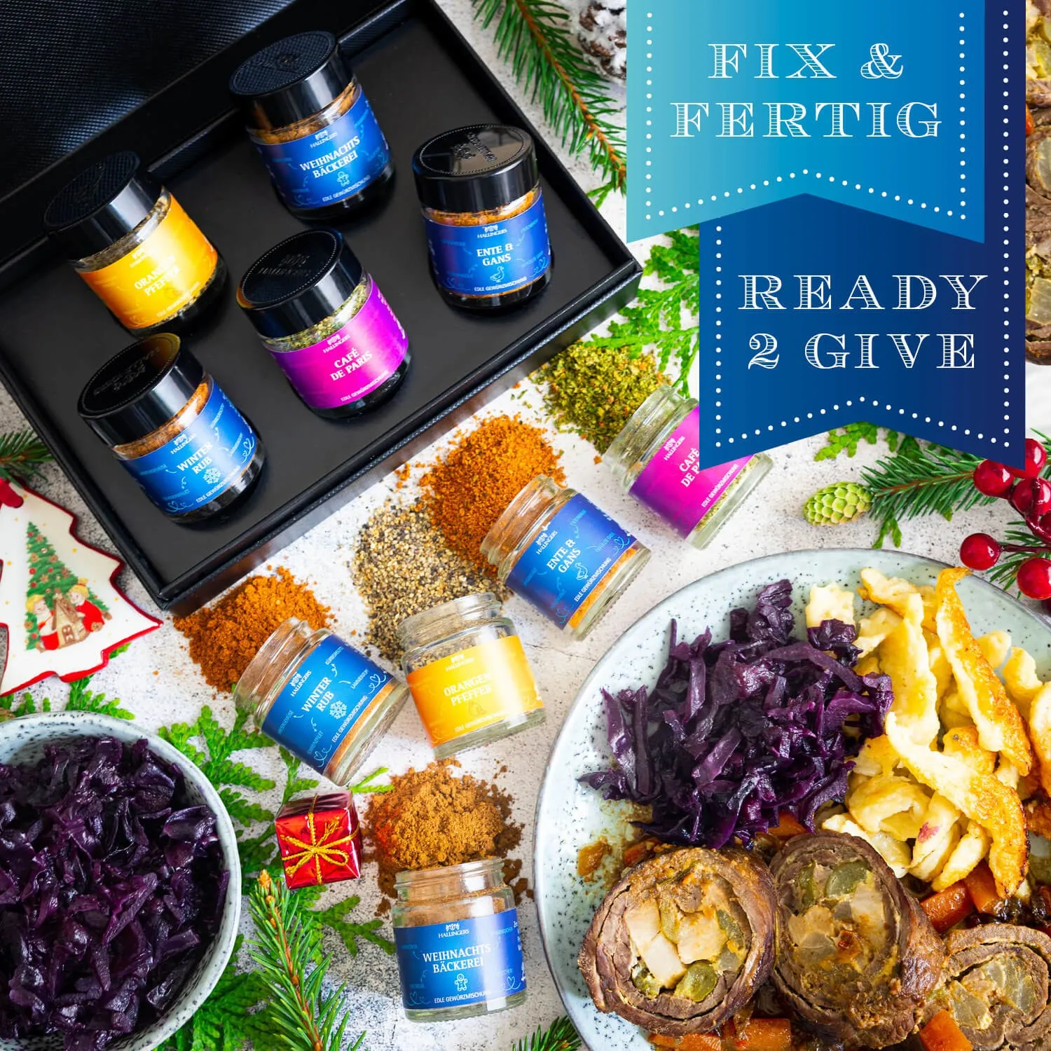 Die Verpackungsdesigns von Hallingers sind international ausgezeichnet (u.a. Red Dot Design Award, German Design Award Special Mention).