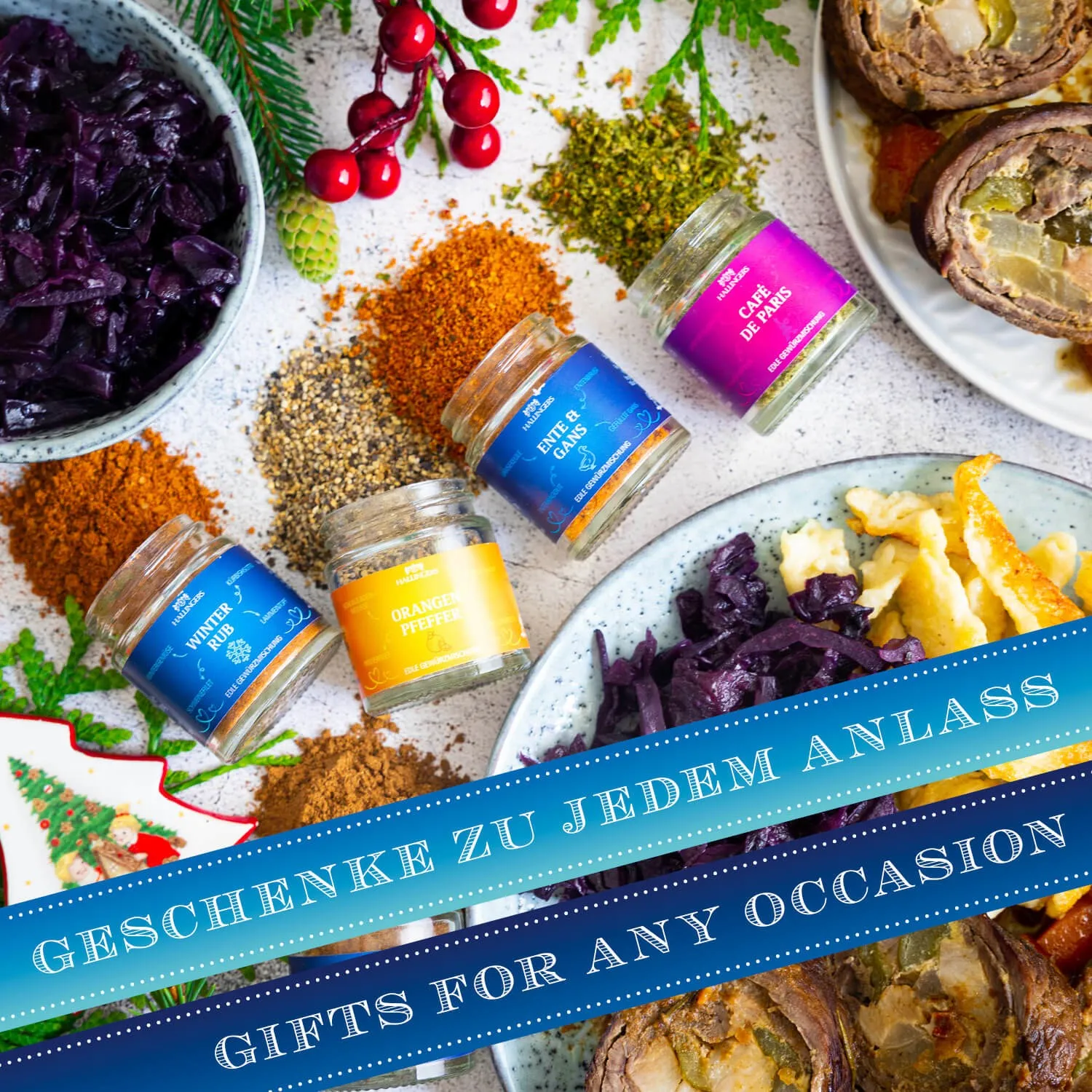 Ein super Probier-Set für alle Genießer, Gourmets und Kochfans oder die, die es werden wollen. Für mehr Spaß beim Grillen, Kochen und in der Küche!