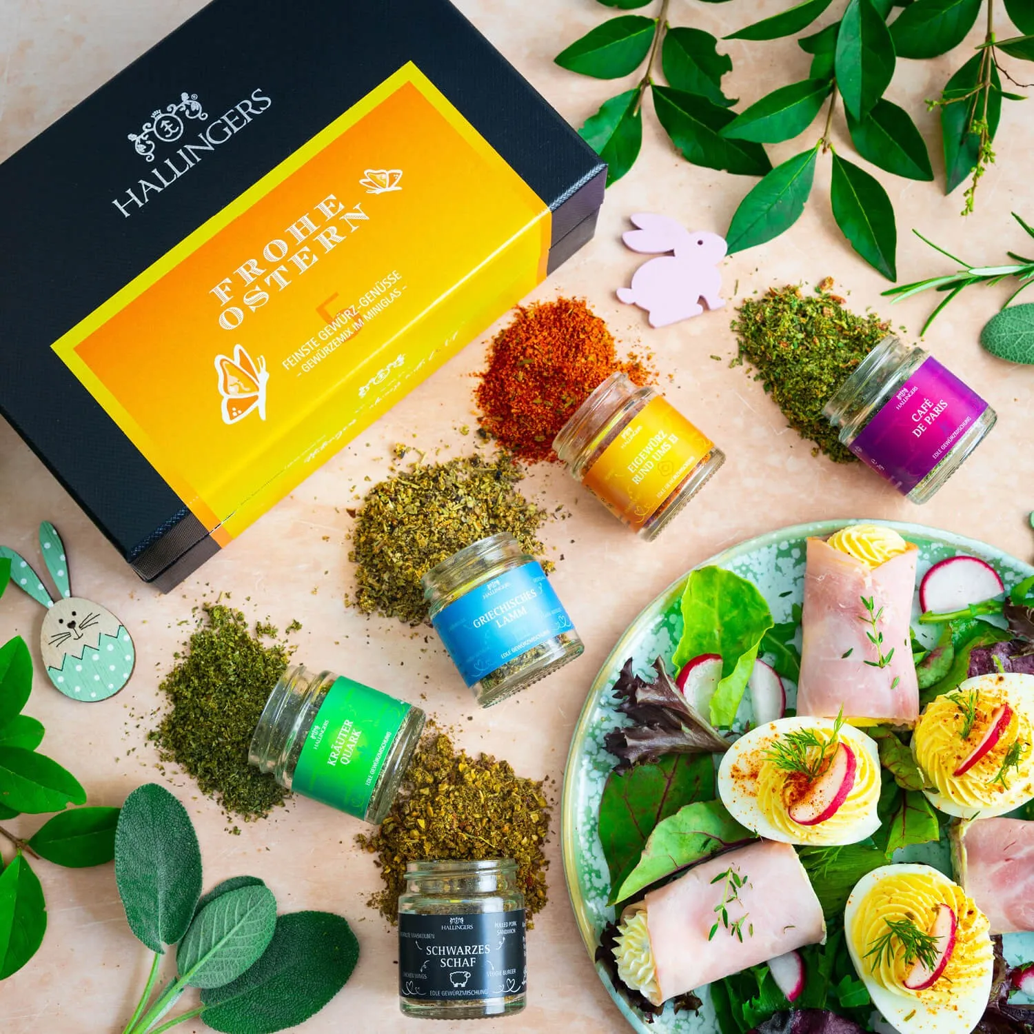 Bei Hallingers entdecken Sie: naturnahe Gourmetgewürze, exotische Premiumgewürze, feinste Kräuter, handgemachte Gewürzmischungen und Spezialgewürze