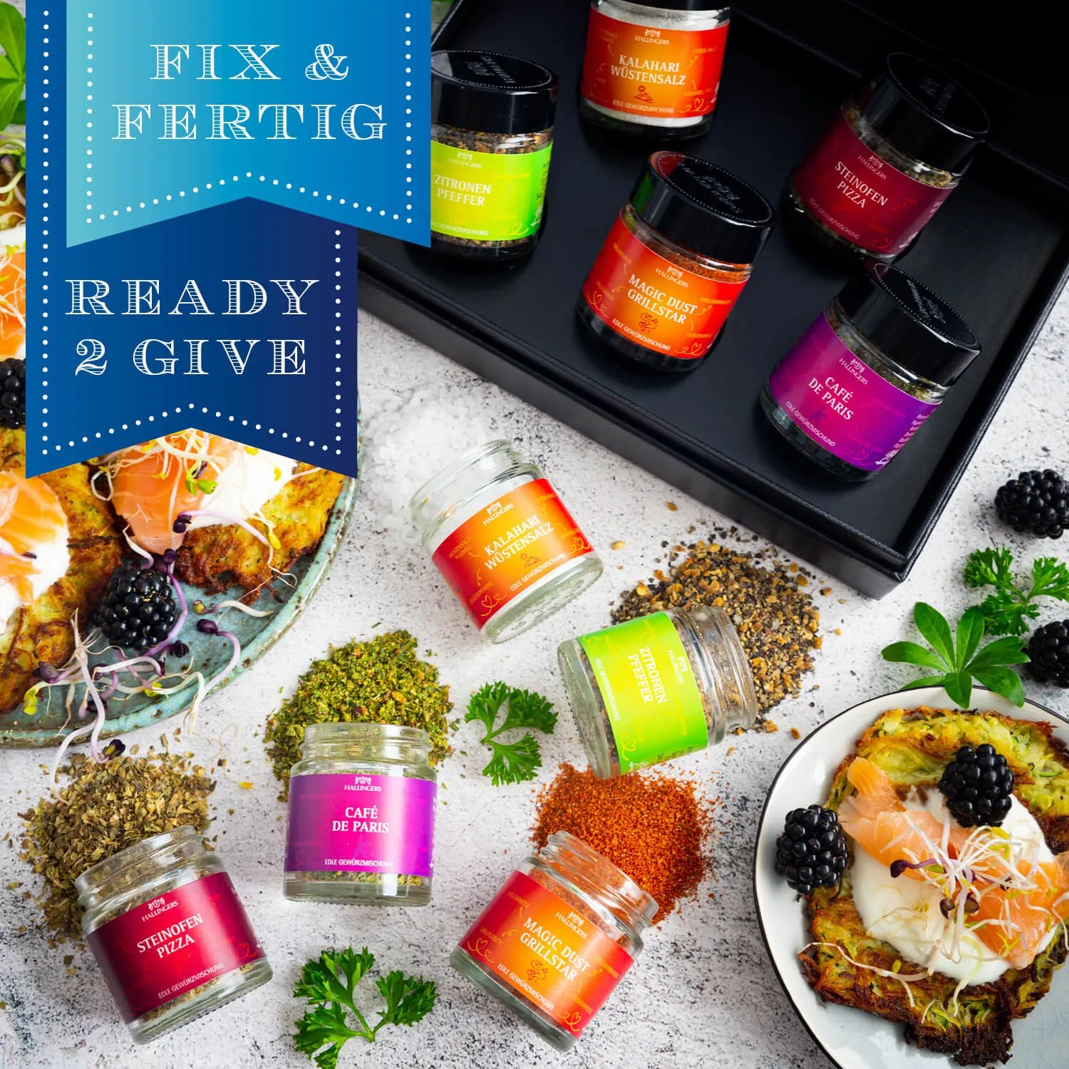 Die Verpackungsdesigns von Hallingers sind international ausgezeichnet (u.a. Red Dot Design Award, German Design Award Special Mention).