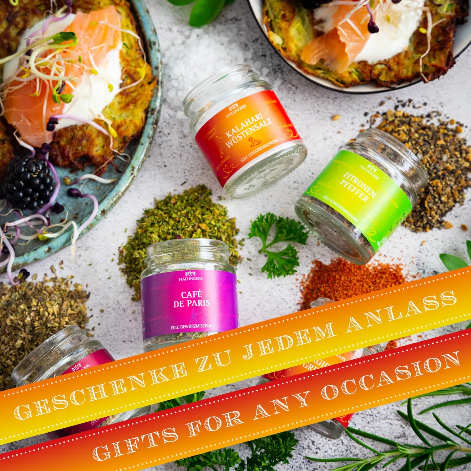 Ein super Probier-Set für alle Genießer, Gourmets und Kochfans oder die, die es werden wollen. Für mehr Spaß beim Grillen, Kochen und in der Küche!