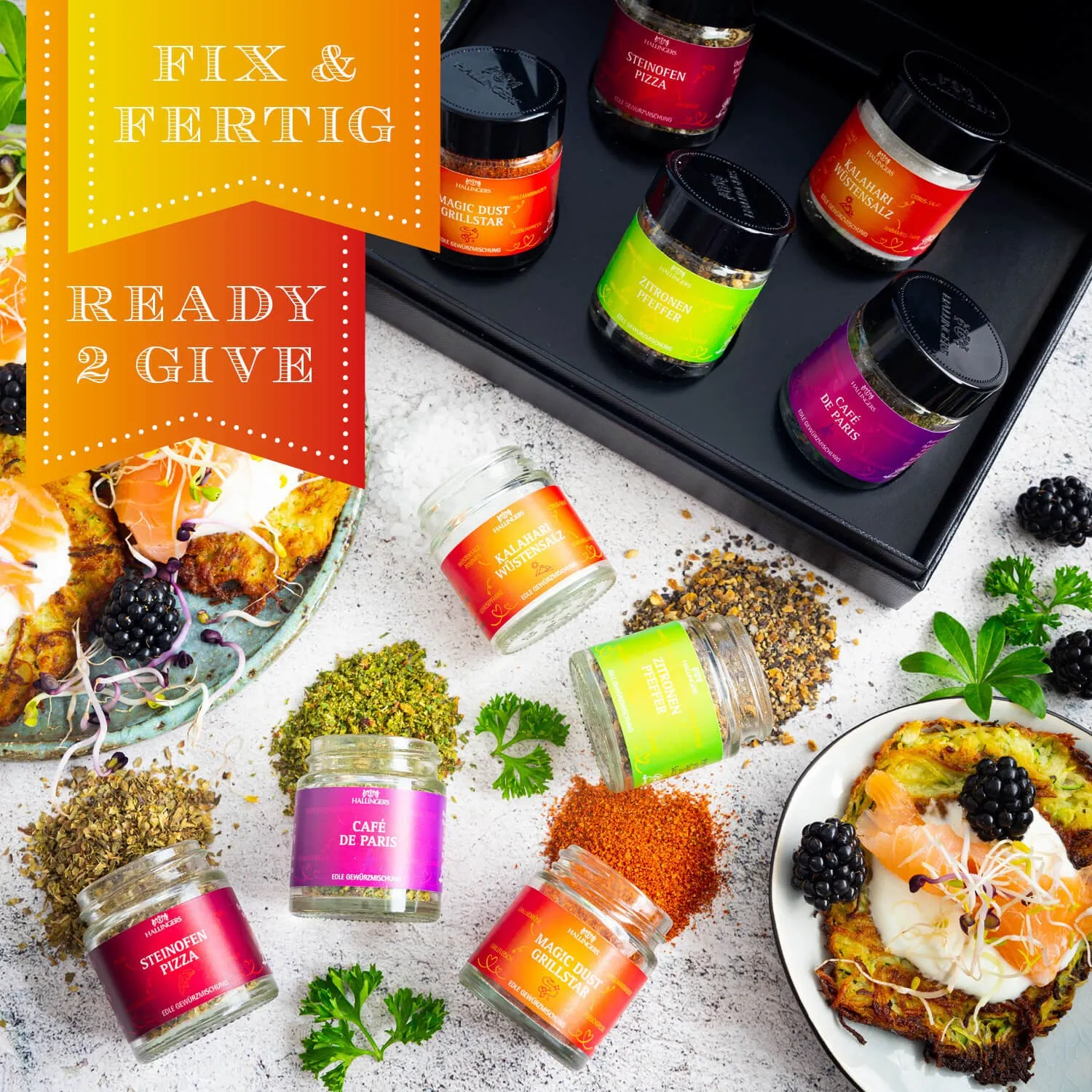 Die Verpackungsdesigns von Hallingers sind international ausgezeichnet (u.a. Red Dot Design Award, German Design Award Special Mention)