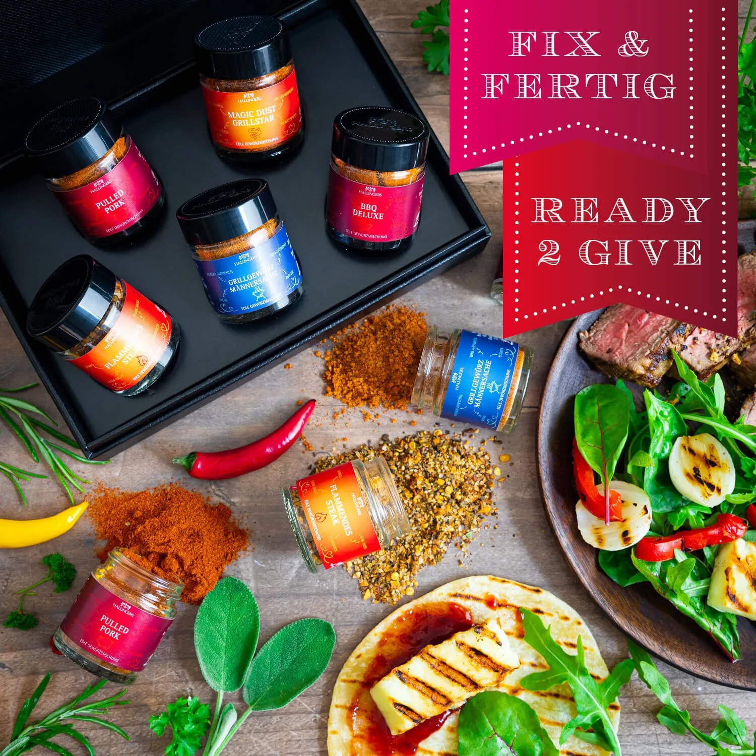 Die Verpackungsdesigns von Hallingers sind international ausgezeichnet (u.a. Red Dot Design Award, German Design Award Special Mention).