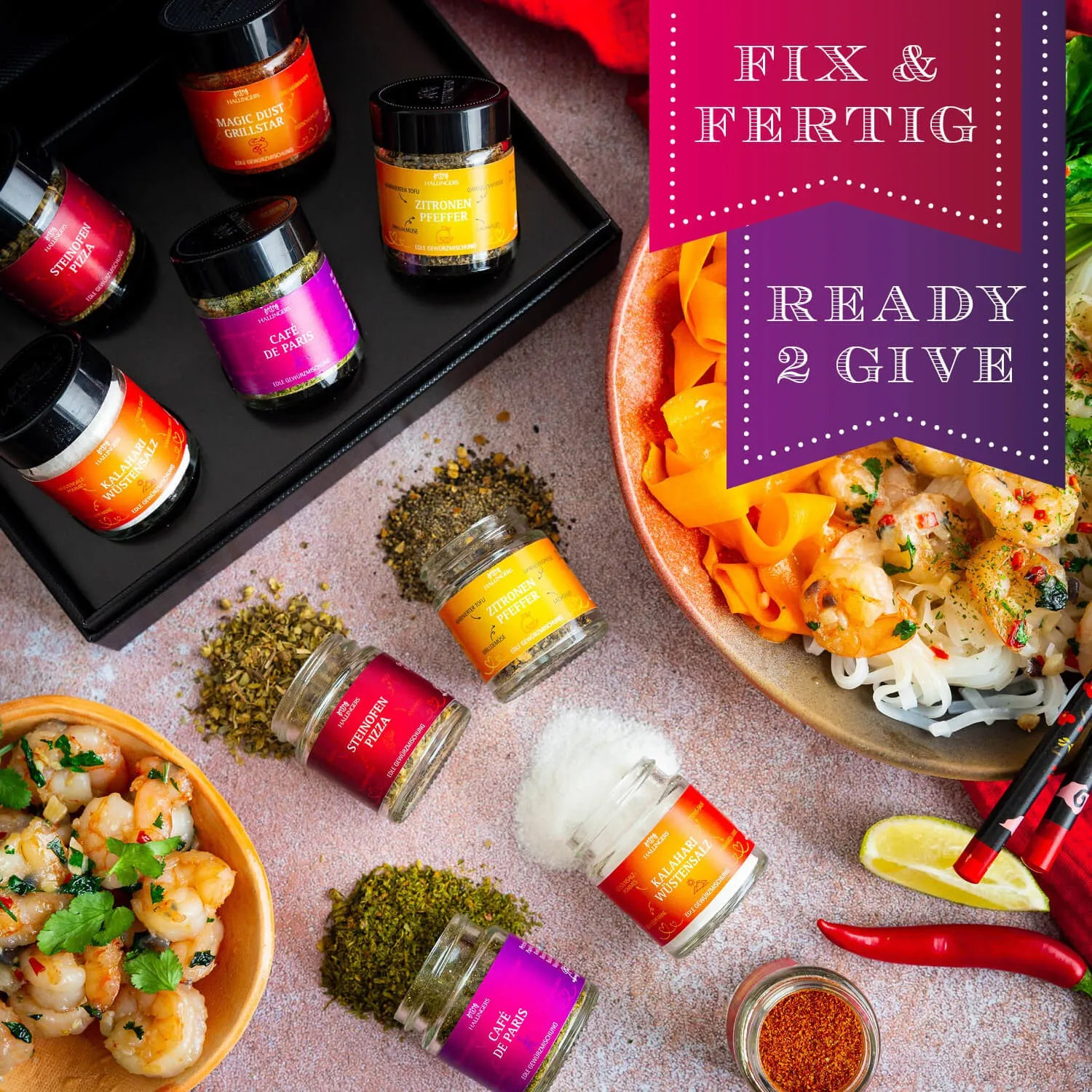 Die Verpackungsdesigns von Hallingers sind international ausgezeichnet (u.a. Red Dot Design Award, German Design Award Special Mention).