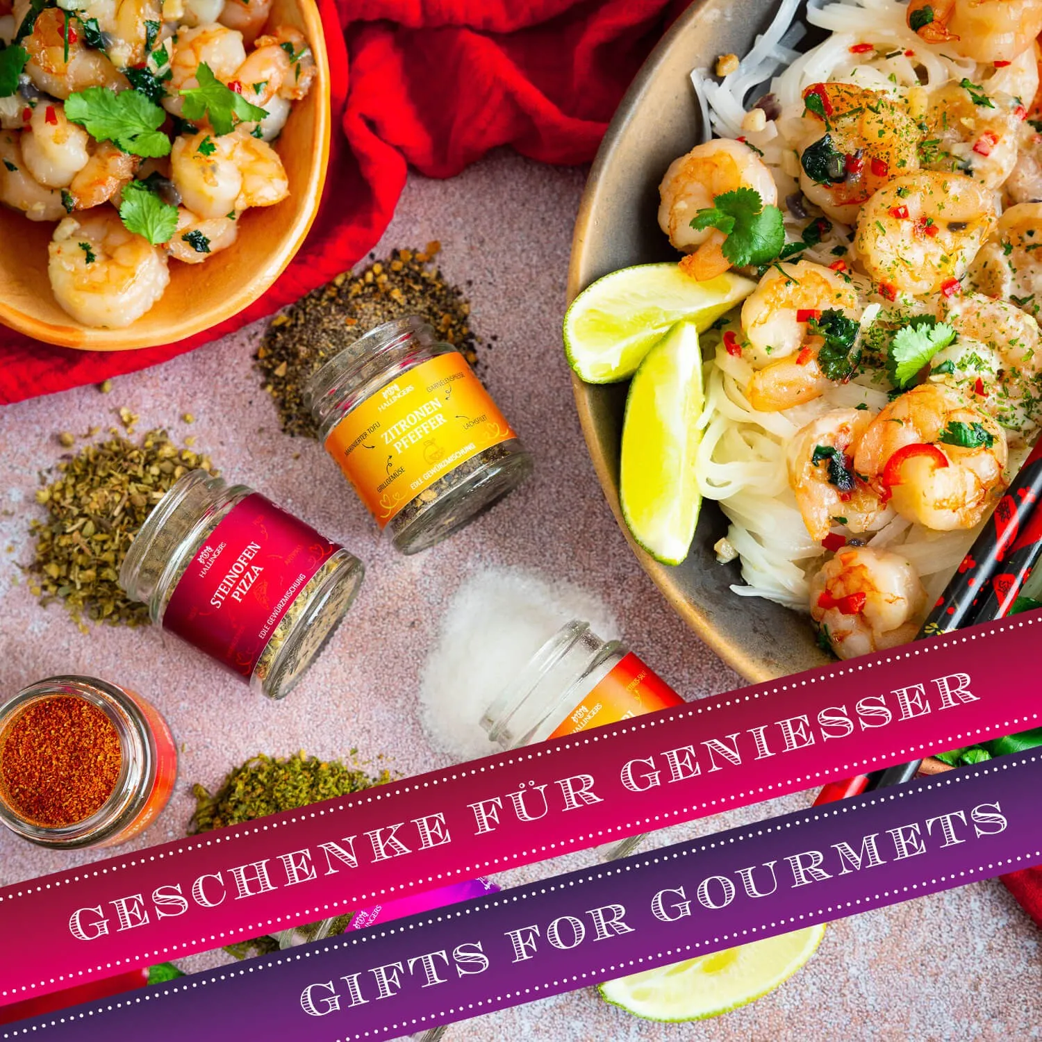 Ein super Probier-Set für alle Genießer, Gourmets und Kochfans oder die, die es werden wollen. Für mehr Spaß beim Grillen, Kochen und in der Küche!