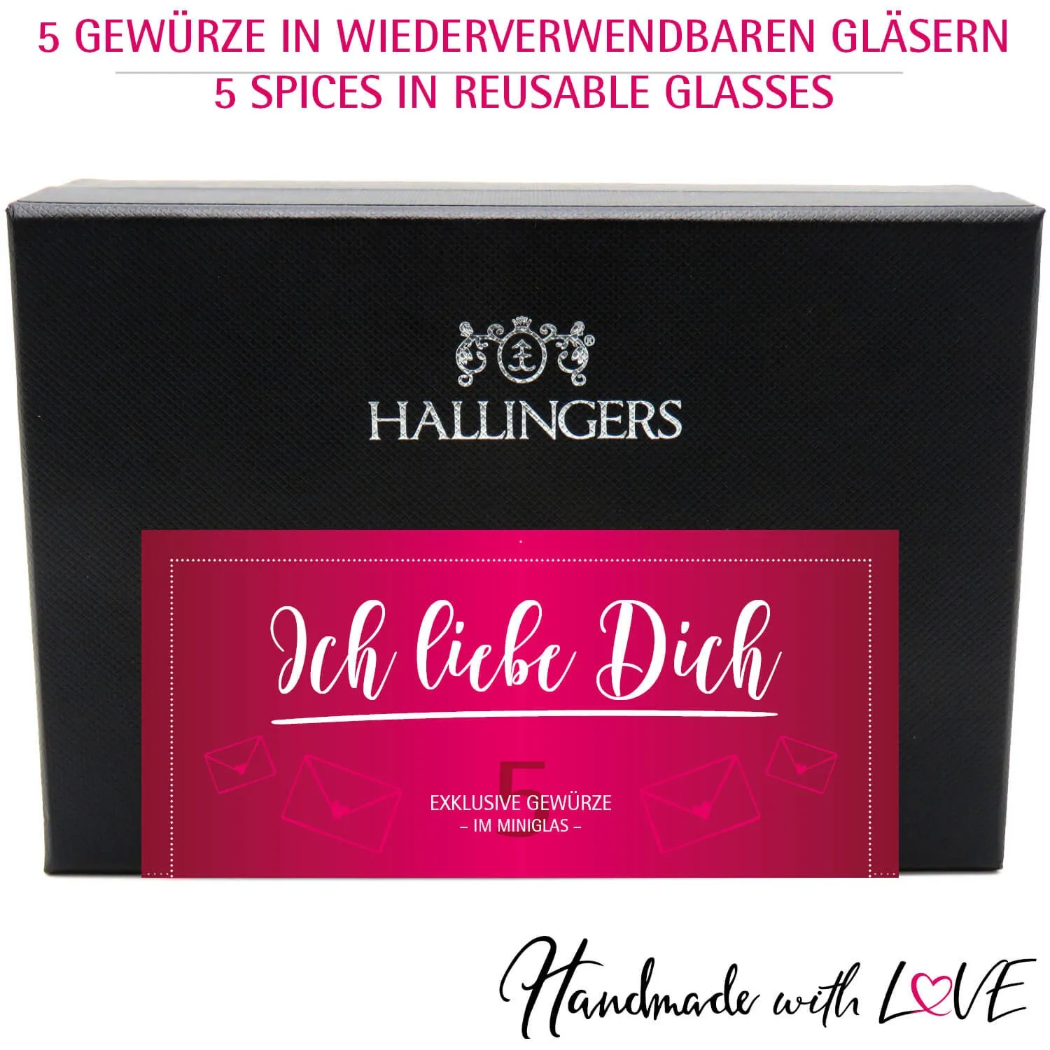 Ich liebe Dich Pink (5 Gewürze im Glas)