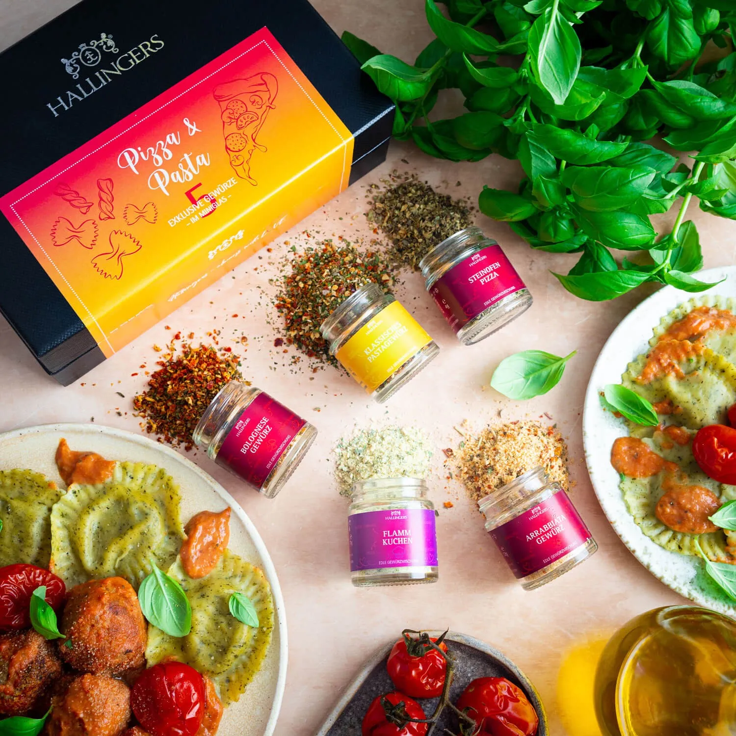 Bei Hallingers entdecken Sie: naturnahe Gourmetgewürze, exotische Premiumgewürze, feinste Kräuter, handgemachte Gewürzmischungen und Spezialgewürze