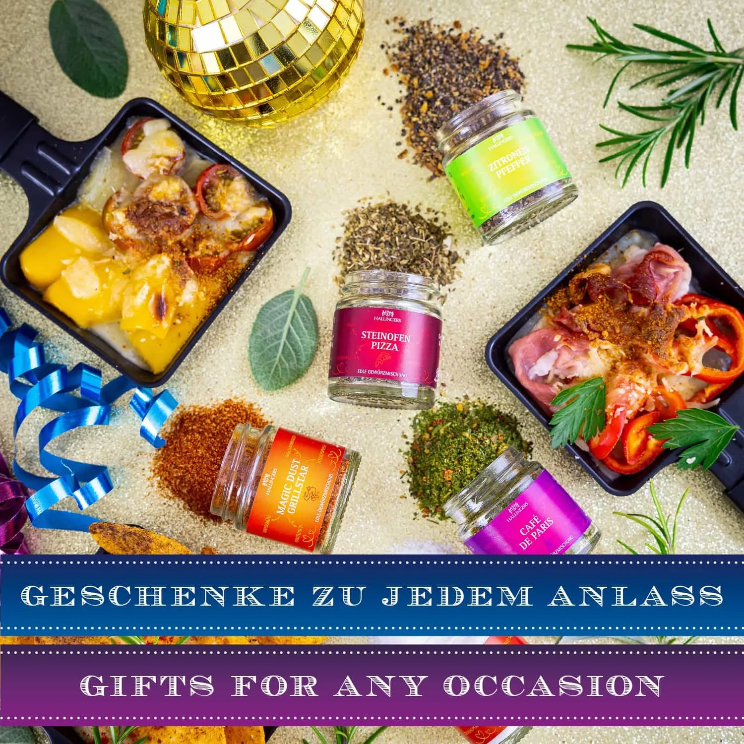 Ein super Probier-Set für alle Genießer, Gourmets und Kochfans oder die, die es werden wollen. Für mehr Spaß beim Grillen, Kochen und in der Küche!