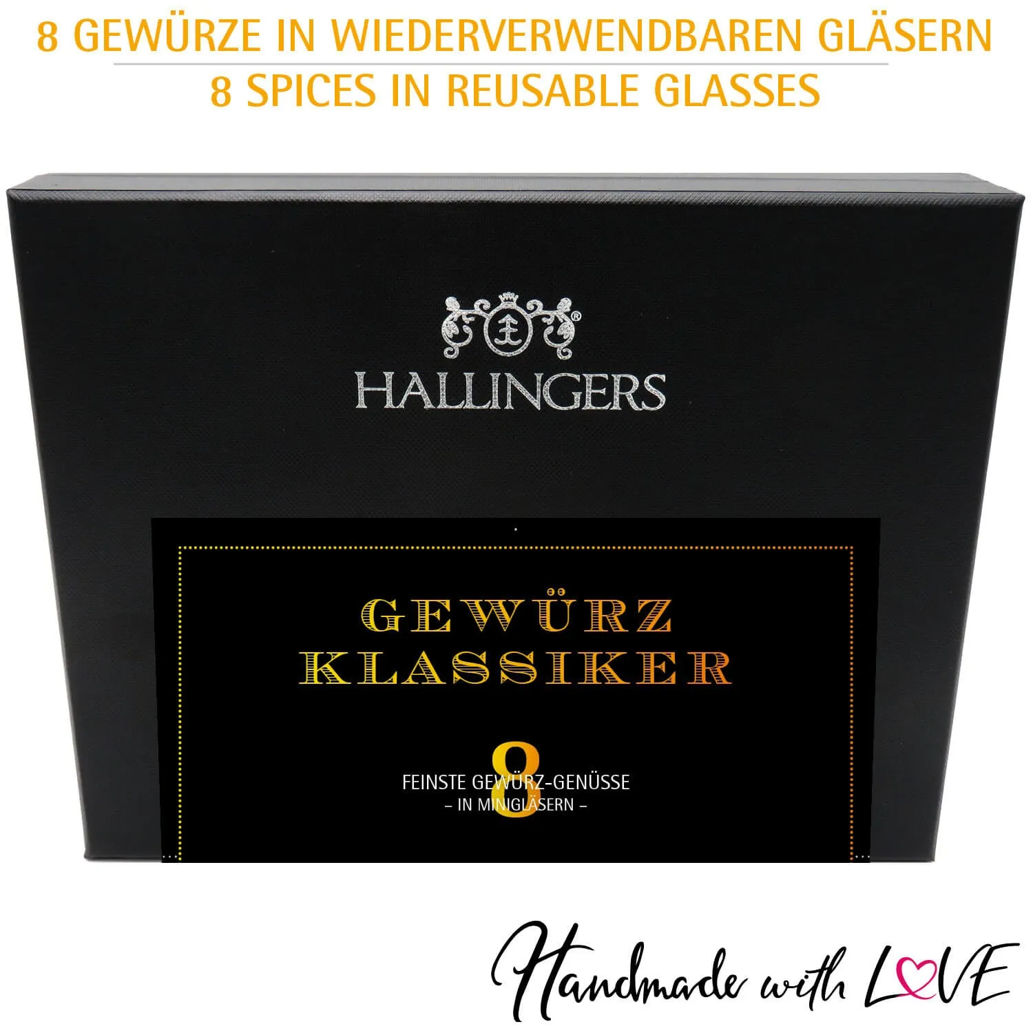 Gewürz Klassiker (8 Gewürze im Glas)