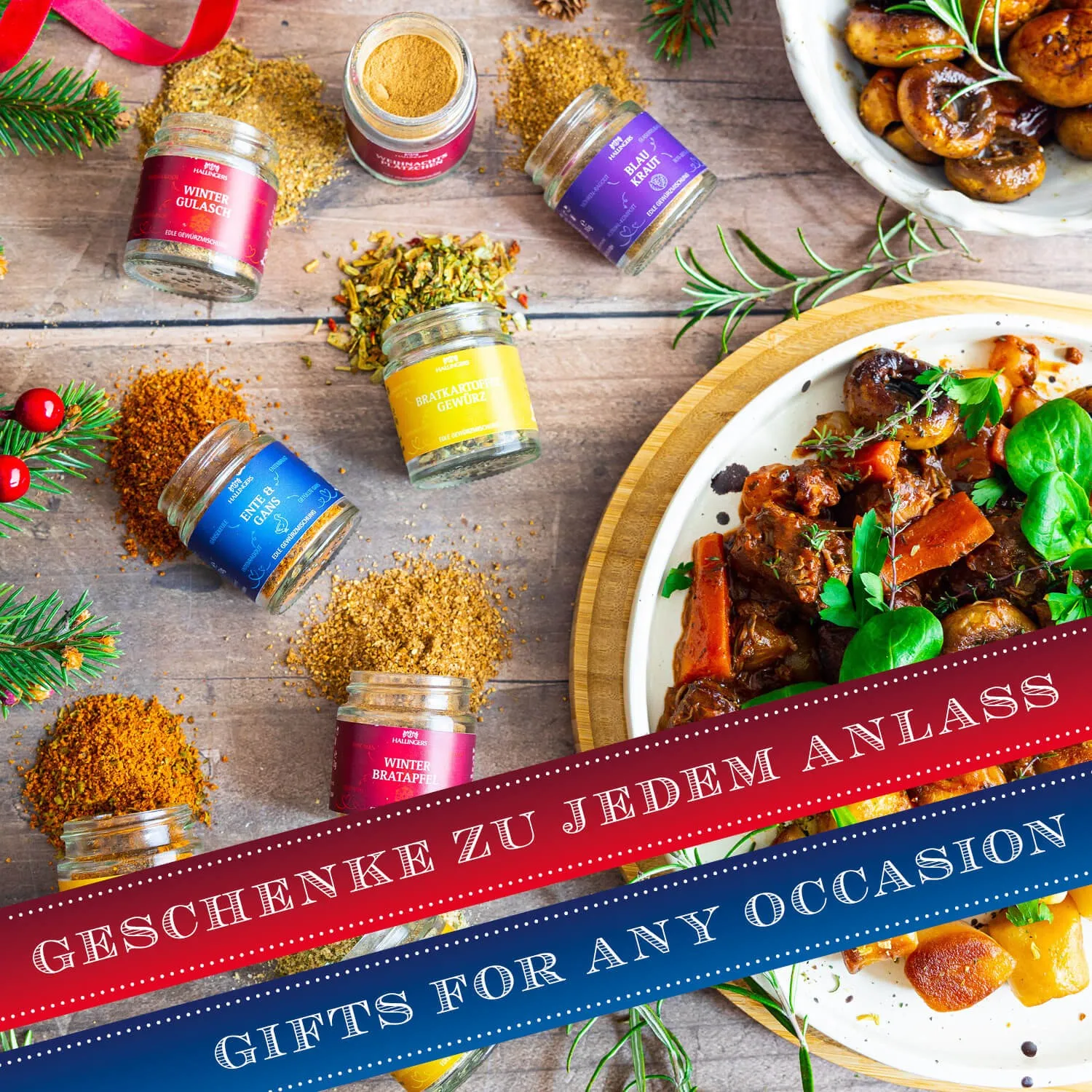 Ein super Probier-Set für alle Genießer, Gourmets und Kochfans oder die, die es werden wollen. Für mehr Spaß beim Grillen, Kochen und in der Küche!