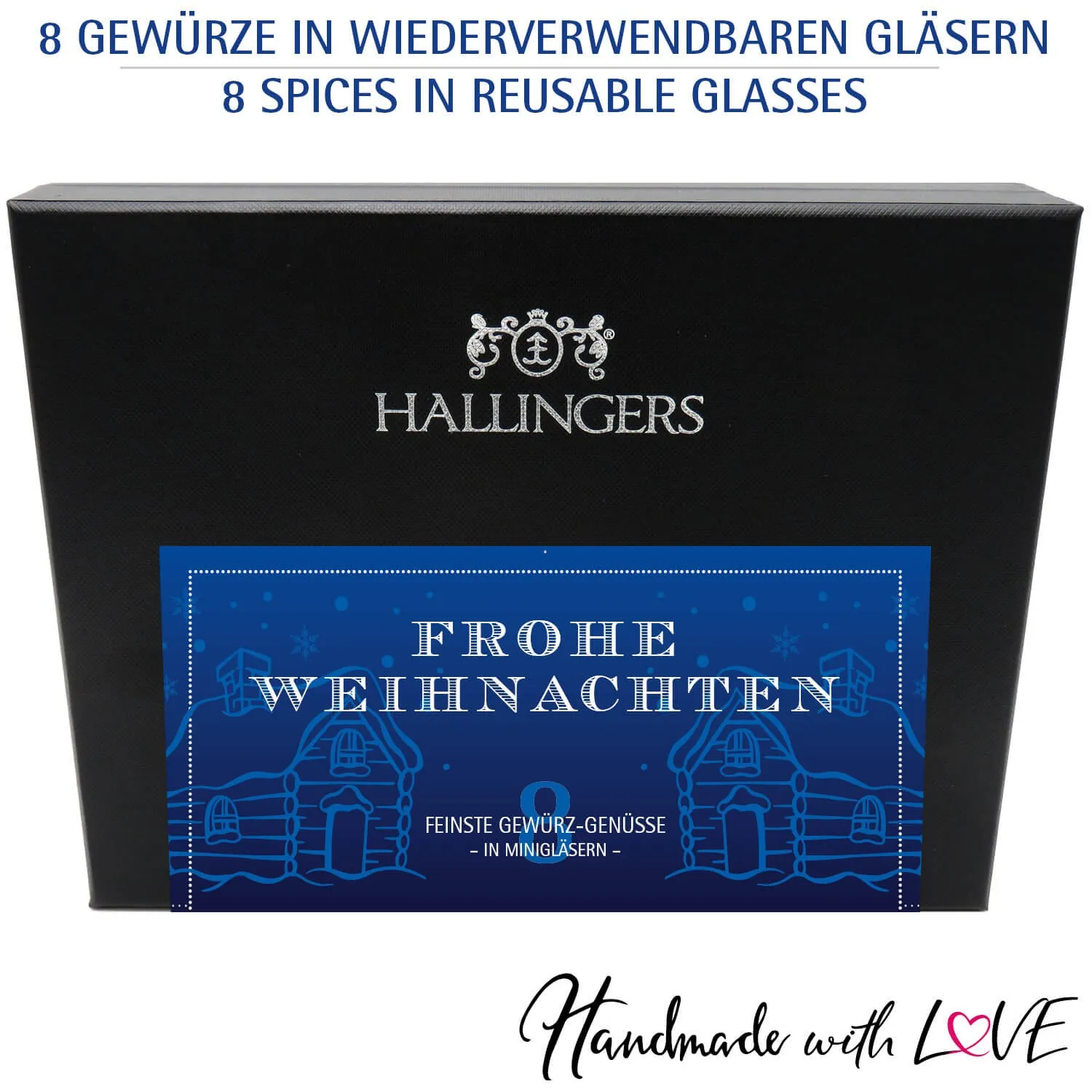Frohe Weihnachten (8 Winter-Gewürze im Glas)