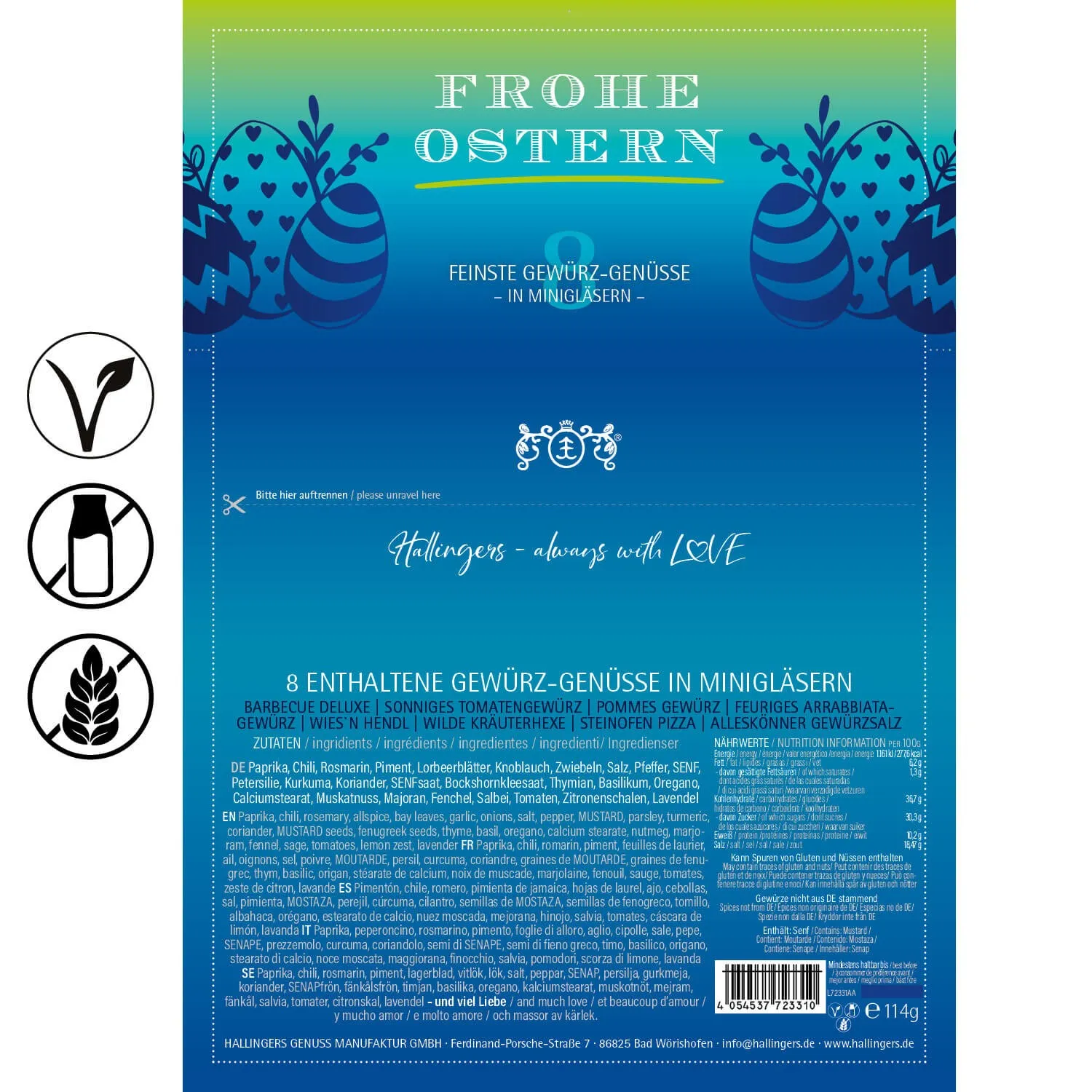 Frohe Ostern (8 Gewürze im Glas)