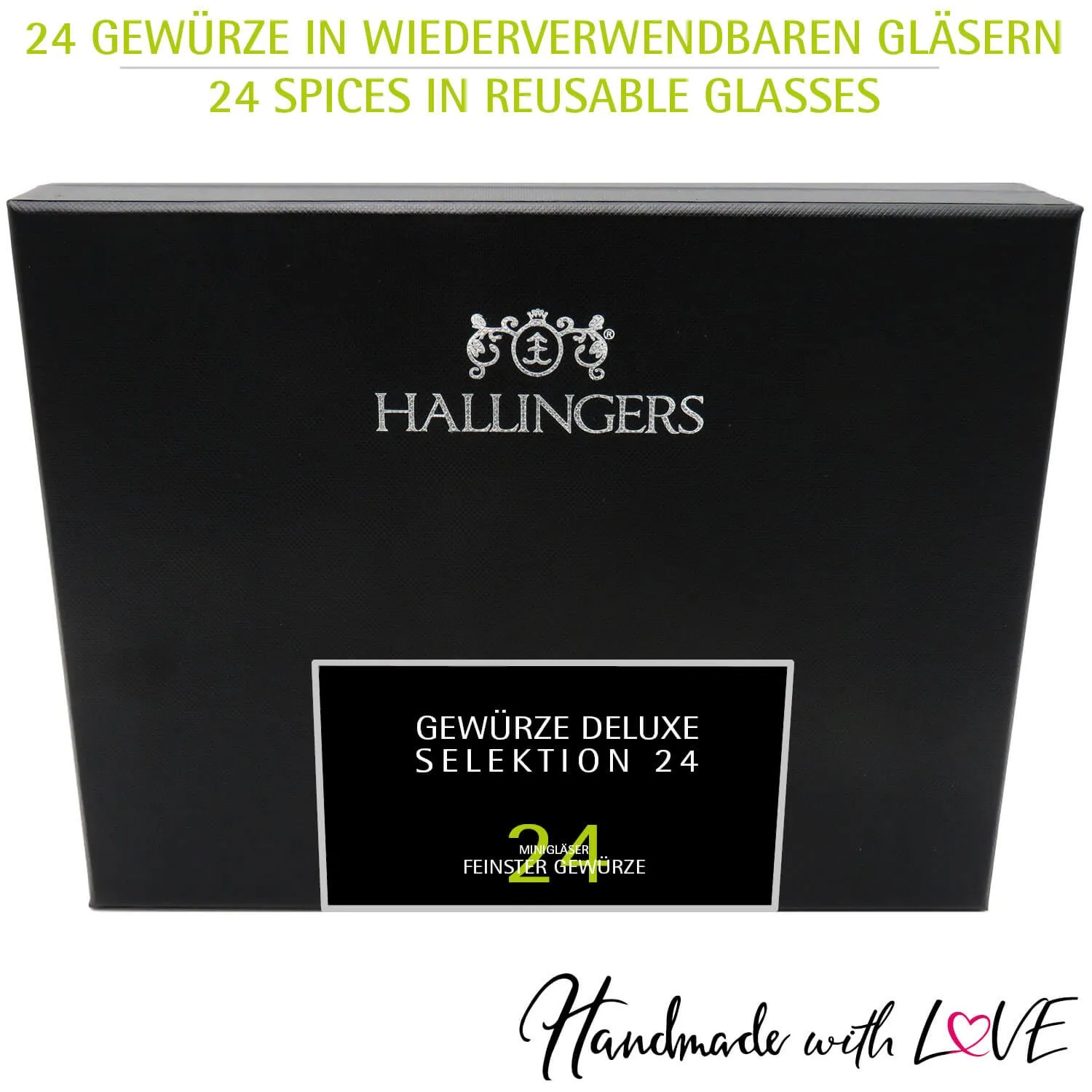 Deluxe Selektion 24 (24 Gewürze im Glas)