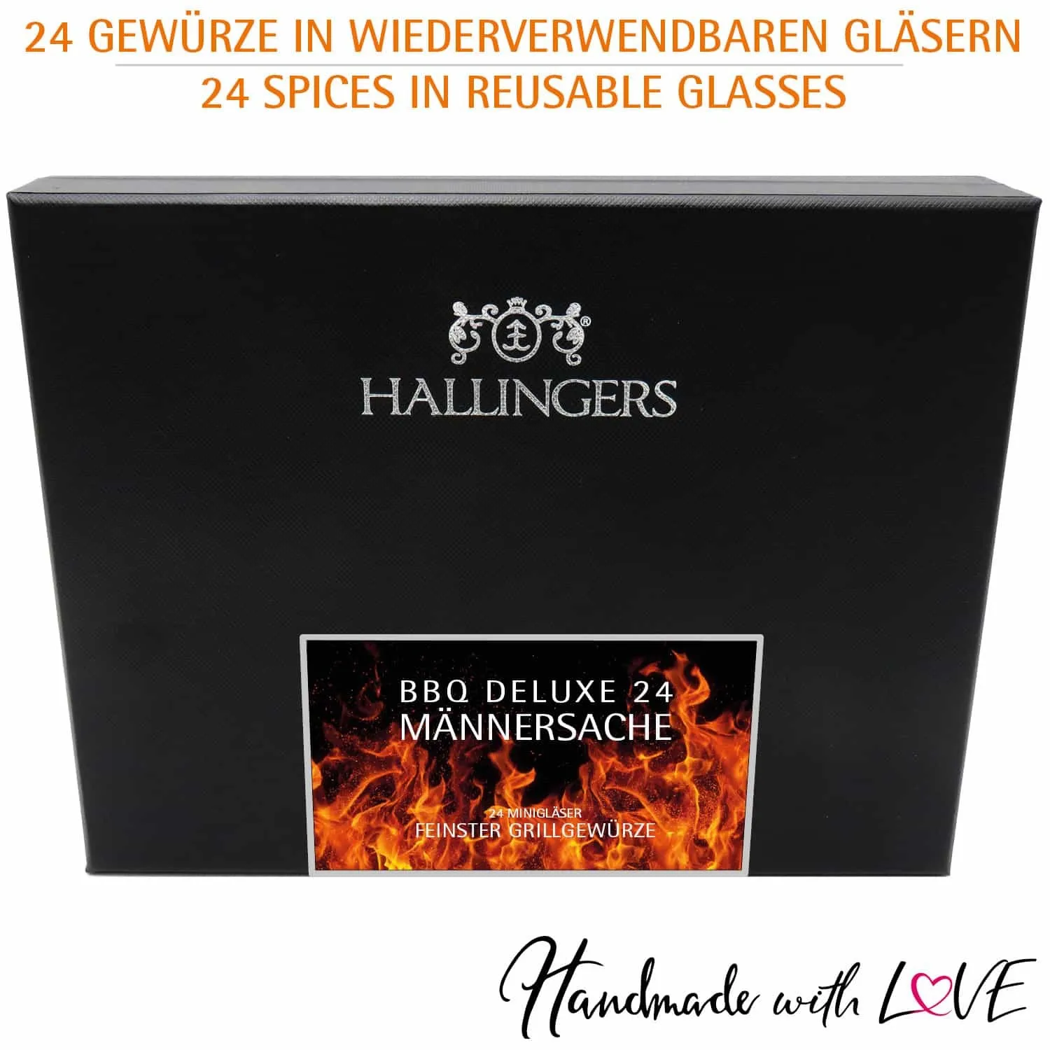 BBQ Deluxe 24 Männersache (24 Gewürze im Glas)