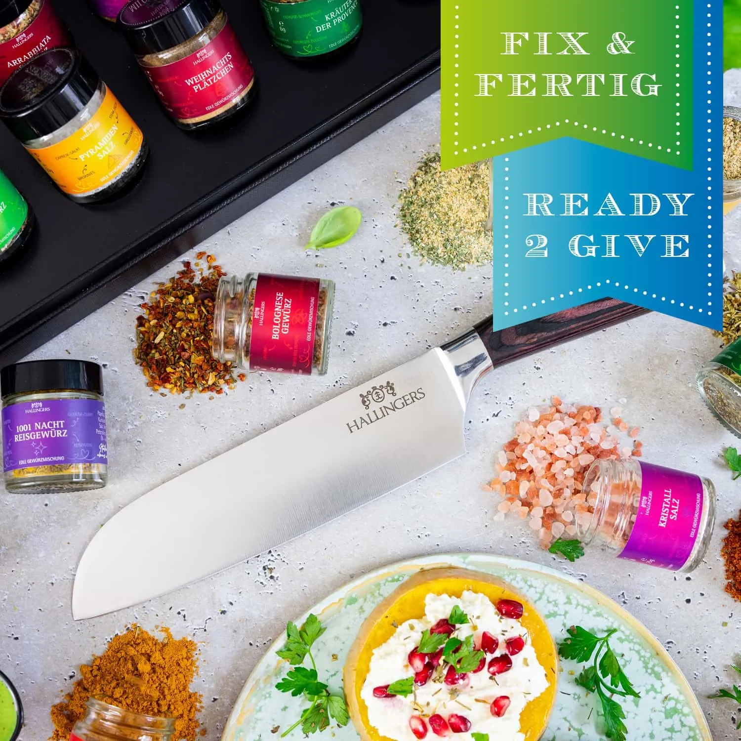 Ein super Probier-Set für alle Genießer, Gourmets und Kochfans oder die, die es werden wollen. Für mehr Spaß beim Grillen, Kochen und in der Küche!