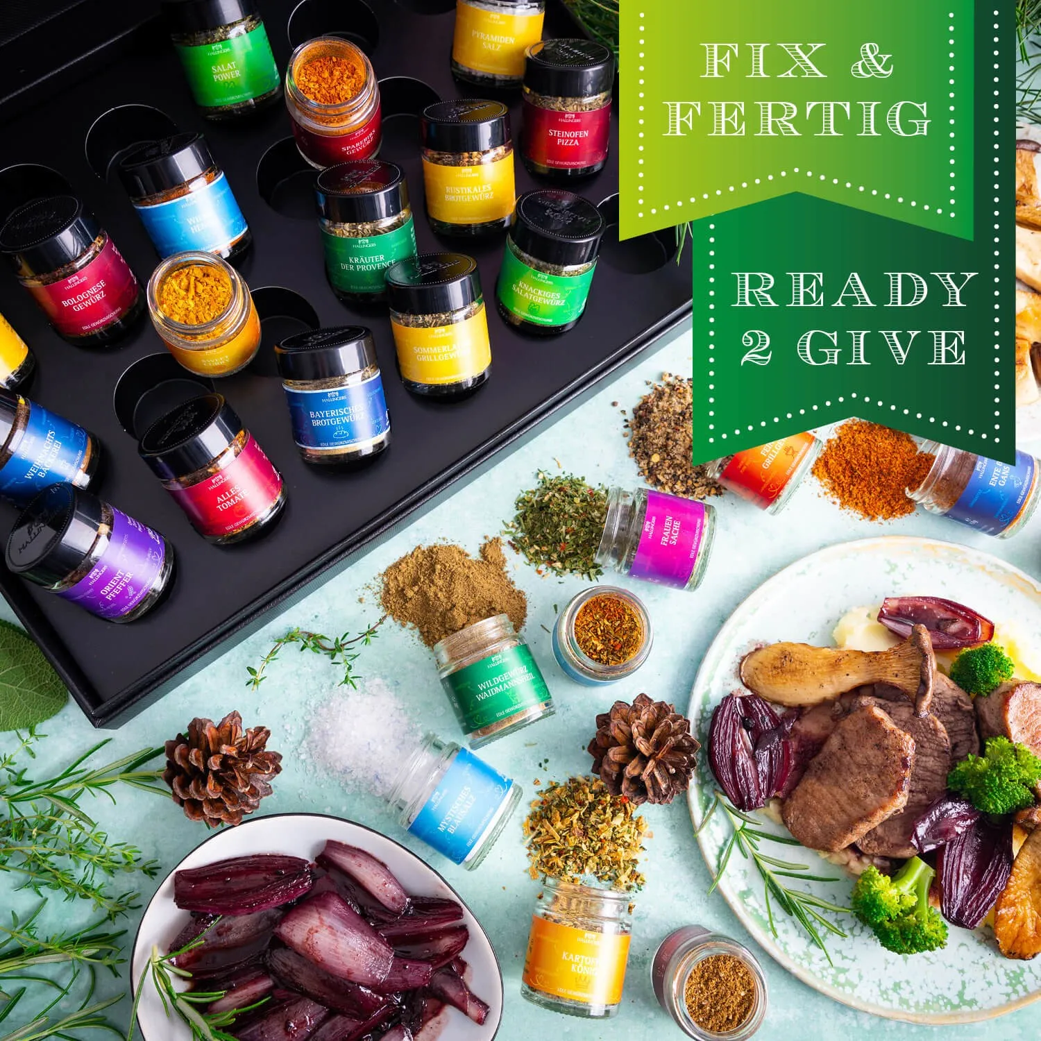 Die Verpackungsdesigns von Hallingers sind international ausgezeichnet (u.a. Red Dot Design Award, German Design Award Special Mention)