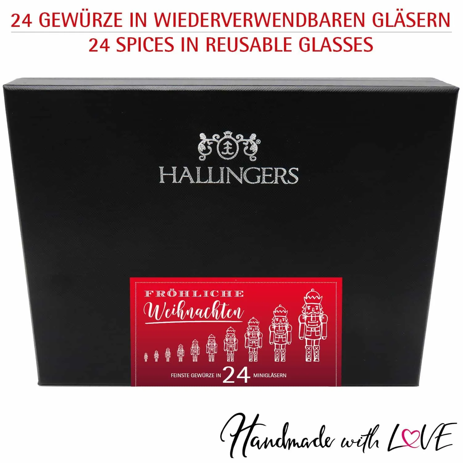 Fröhliche Weihnachten (24 Winter-Gewürze im Glas)