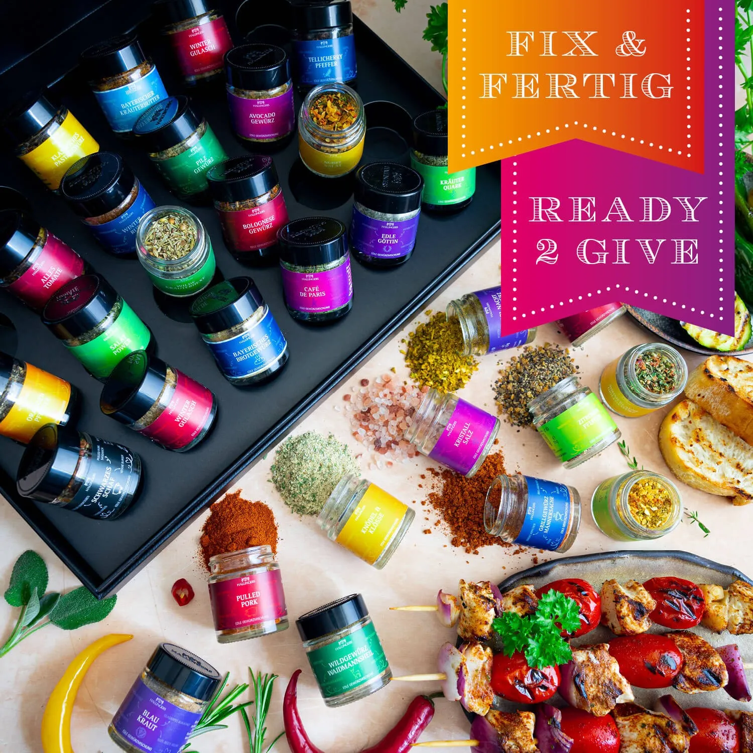 Die Verpackungsdesigns von Hallingers sind international ausgezeichnet (u.a. Red Dot Design Award, German Design Award Special Mention)