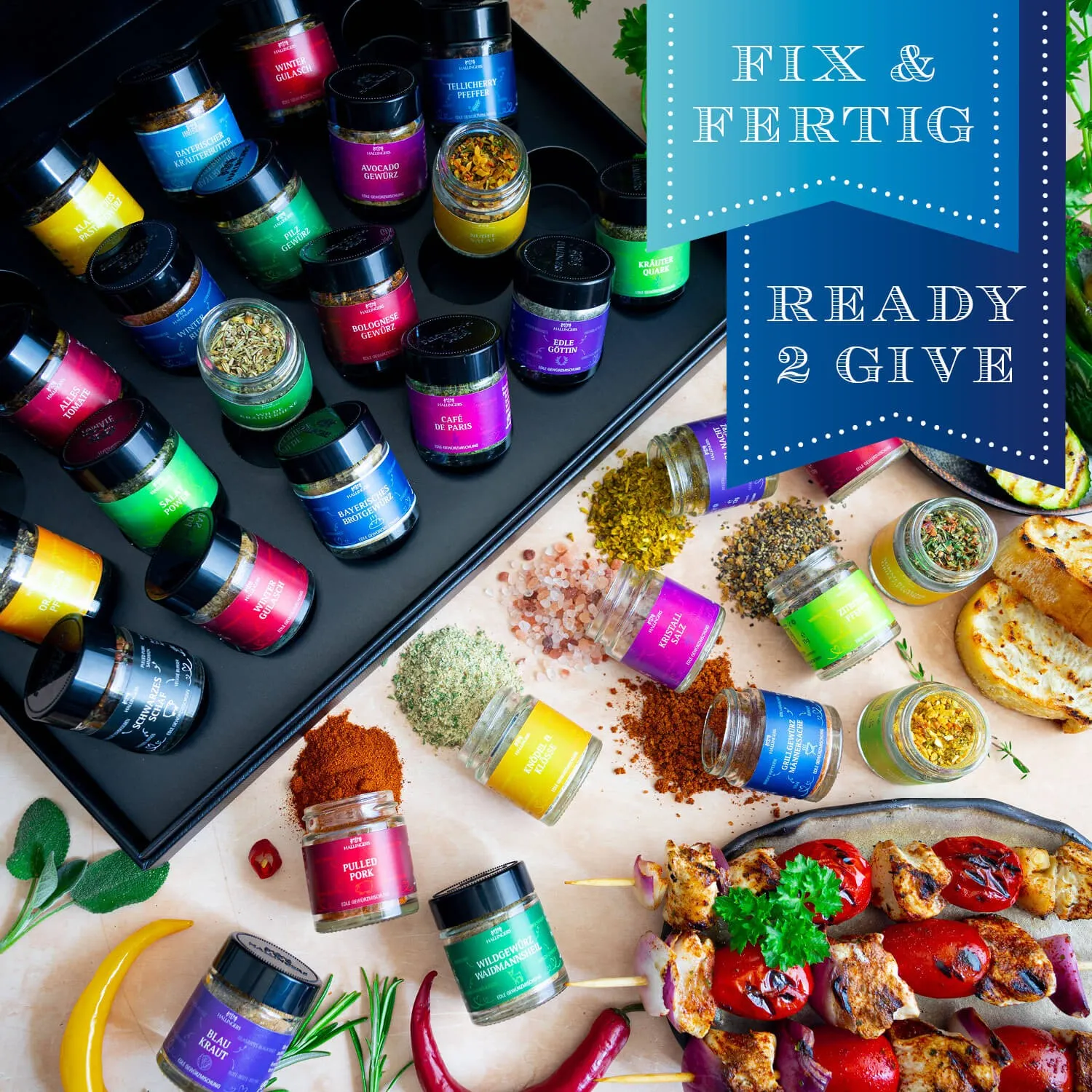 Die Verpackungsdesigns von Hallingers sind international ausgezeichnet (u.a. Red Dot Design Award, German Design Award Special Mention)