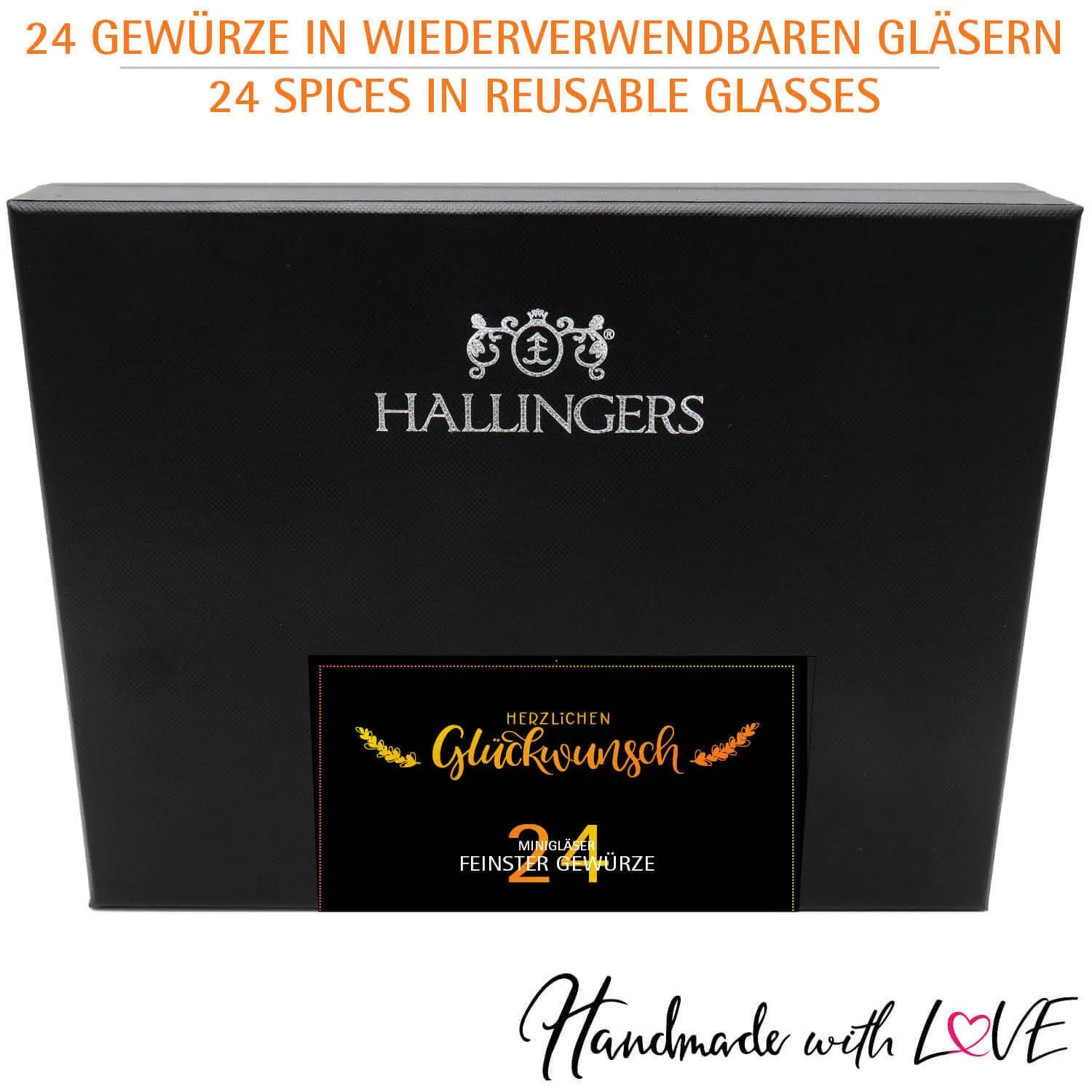 Herzlichen Glückwunsch (24 Gewürze im Glas)