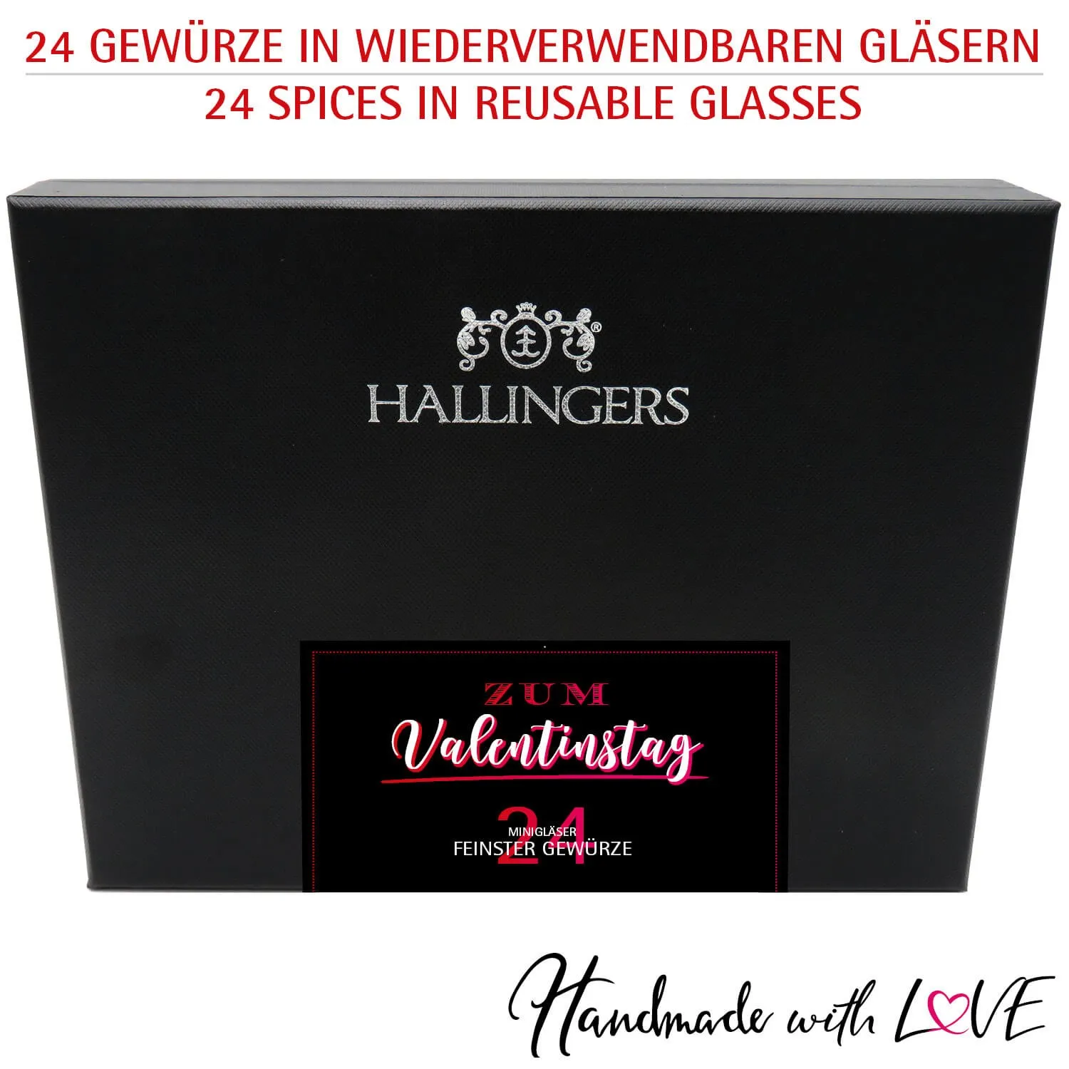 Zum Valentinstag (24 Gewürze im Glas)