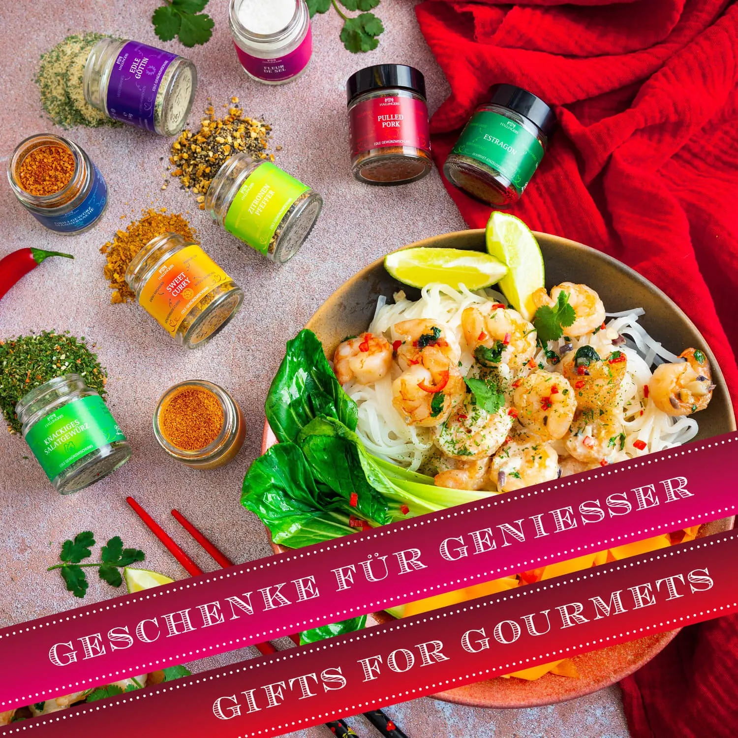 Ein super Probier-Set für alle Genießer, Gourmets und Kochfans oder die, die es werden wollen. Für mehr Spaß beim Grillen, Kochen und in der Küche!