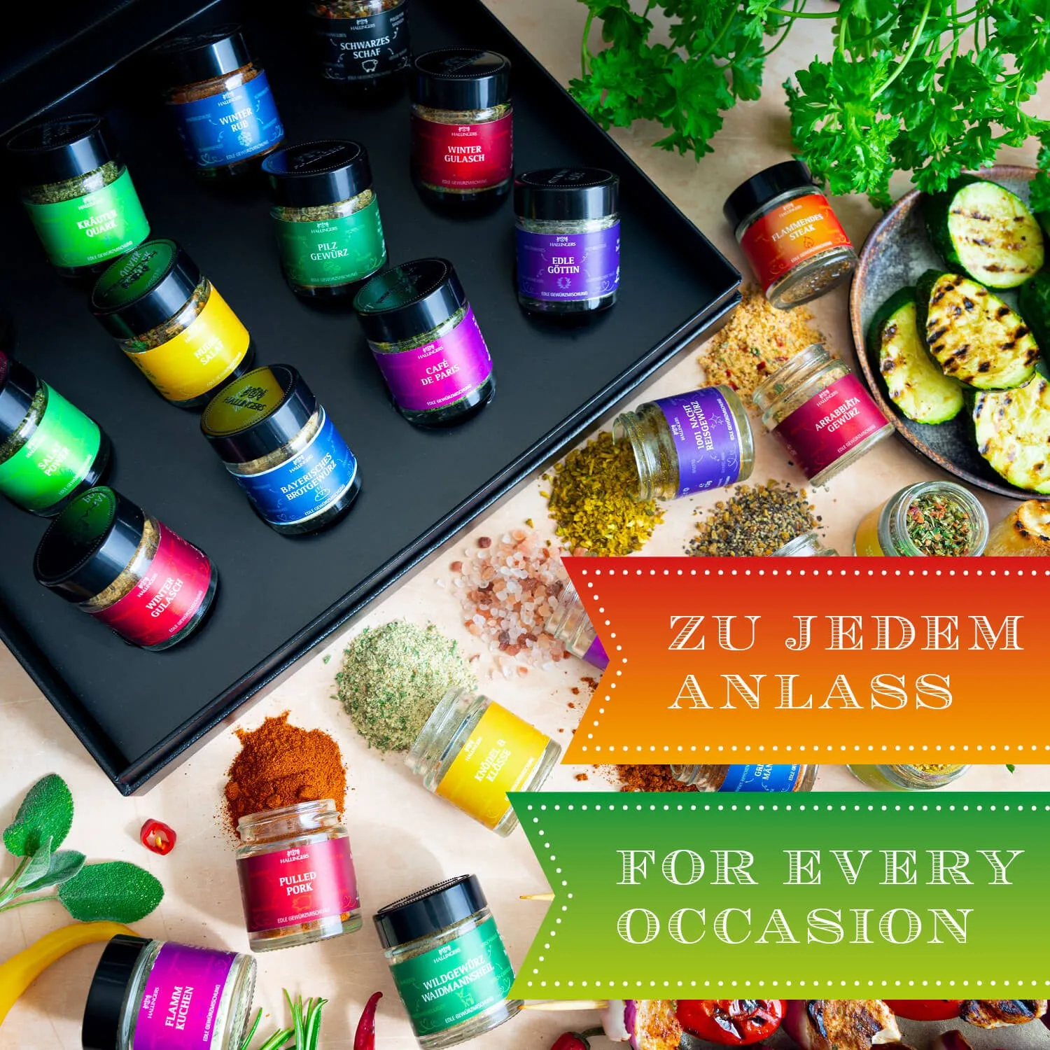 Die Verpackungsdesigns von Hallingers sind international ausgezeichnet (u.a. Red Dot Design Award, German Design Award Special Mention)