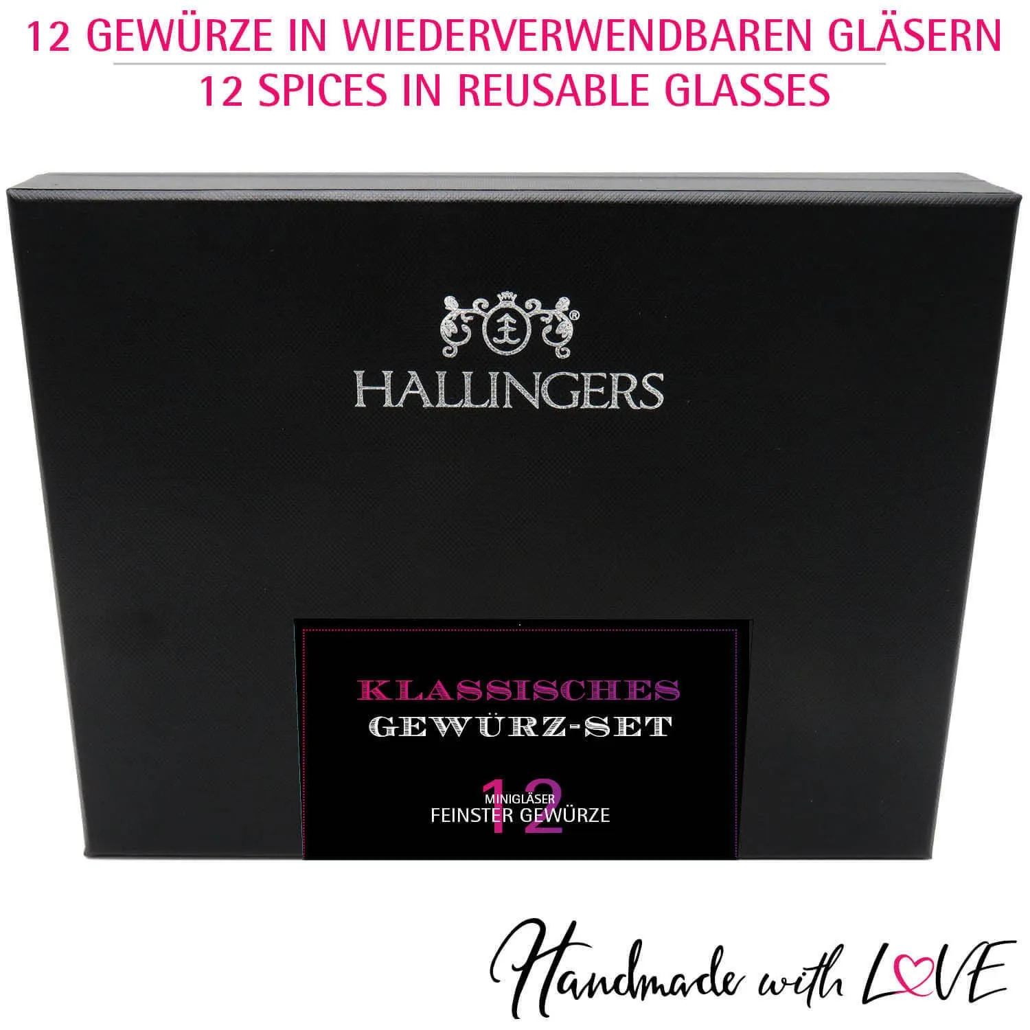 Klassisches Gewürz-Set - No. 1 (12 Gewürze im Glas)