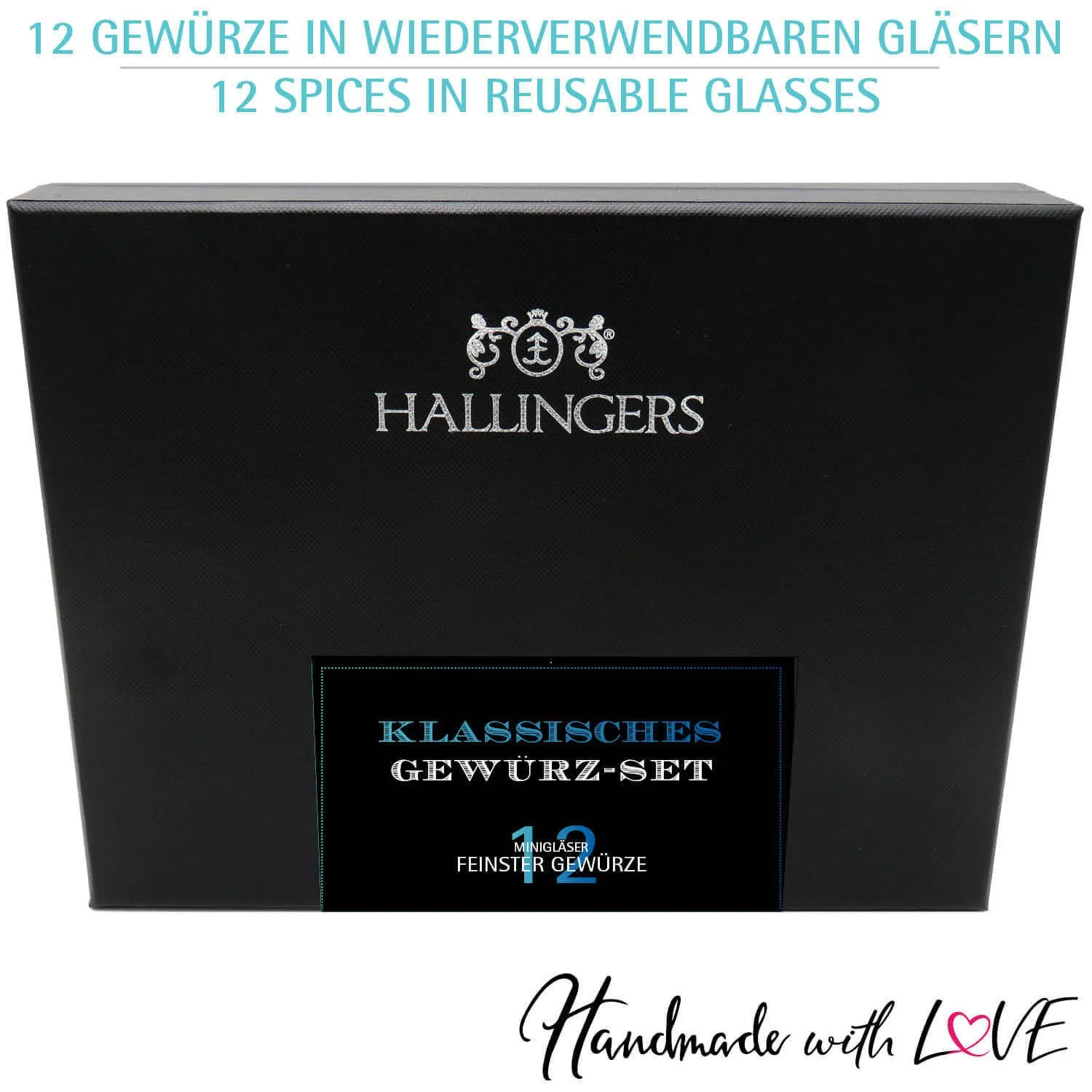 Klassisches Gewürz-Set - No. 2 (12 Gewürze im Glas)