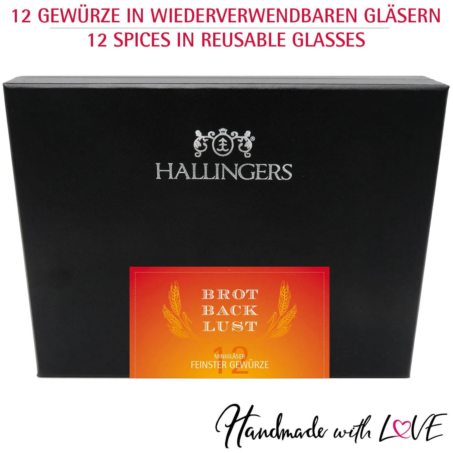 Brot-Backlust XL (12 Brot-Gewürze im Glas)