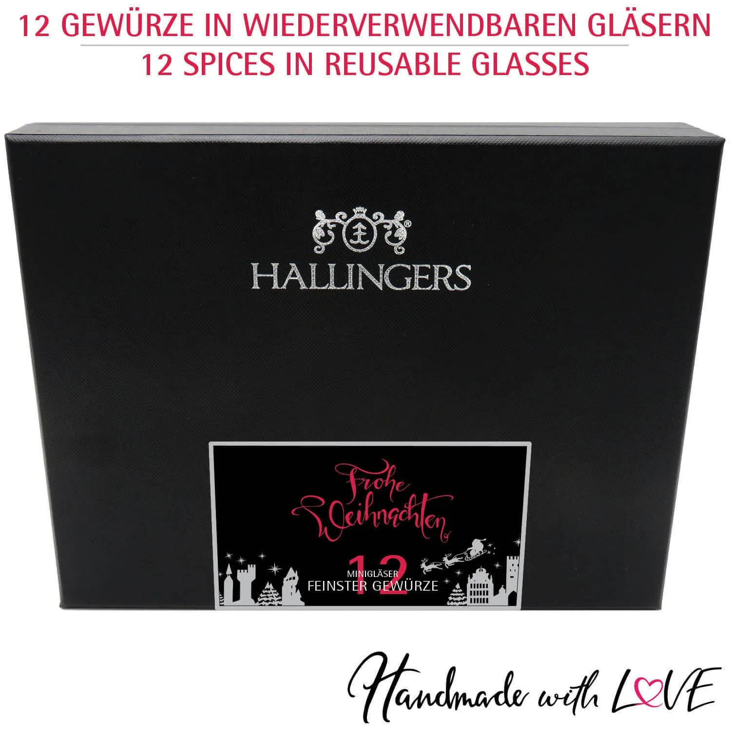 Frohe Weihnachten (12 Winter-Gewürze im Glas)