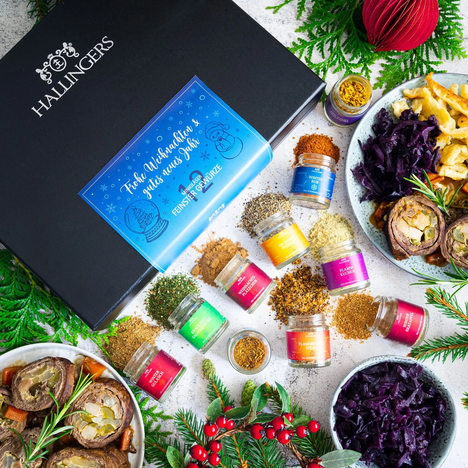Top Geschenk für Weihnachten und das neue Jahr! Naturbelassene, exotische Gourmet-Gewürze, Kräuter, handgemachte Gewürzmischungen und Spezialgewürze.