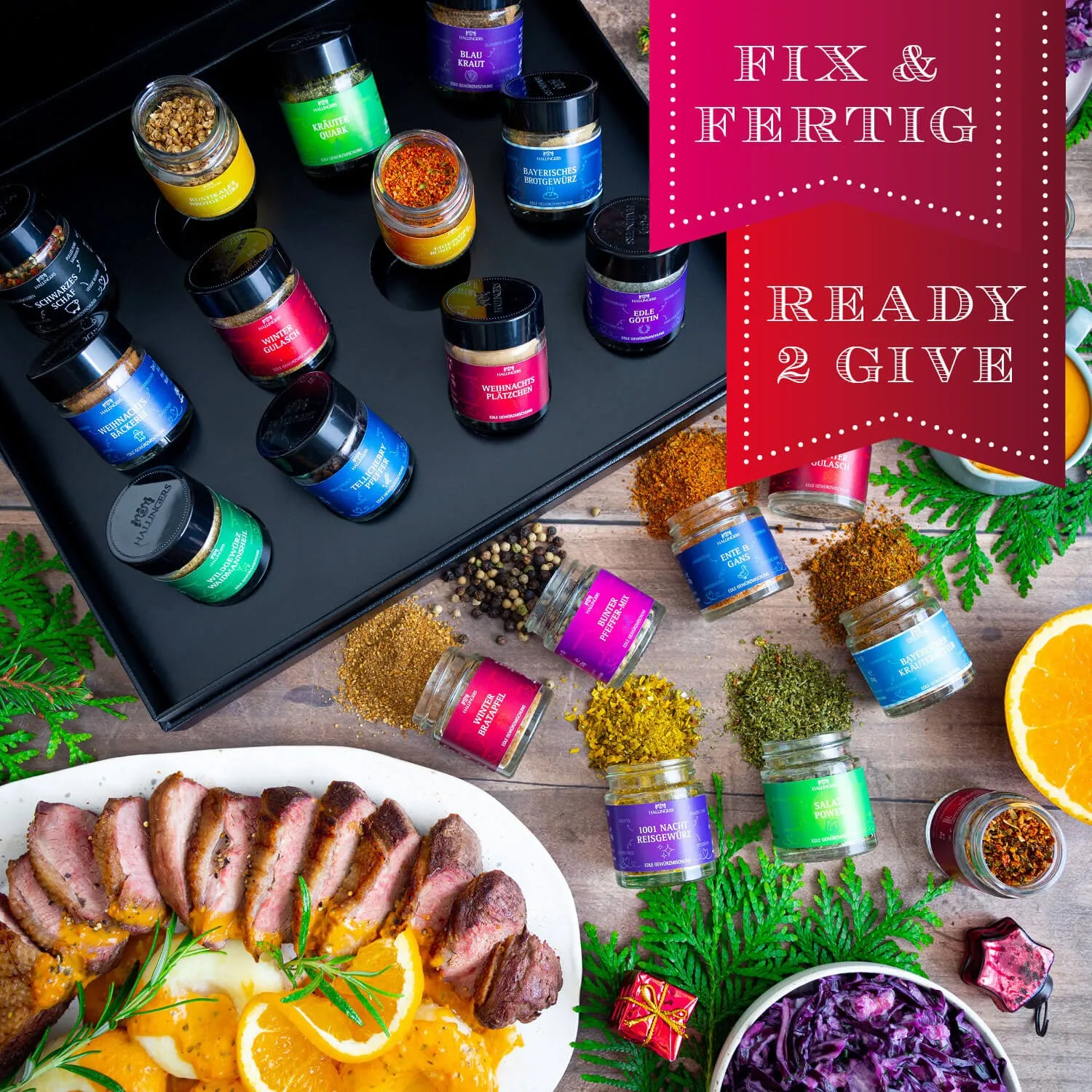 Die Verpackungsdesigns von Hallingers sind international ausgezeichnet (u.a. Red Dot Design Award, German Design Award Special Mention).