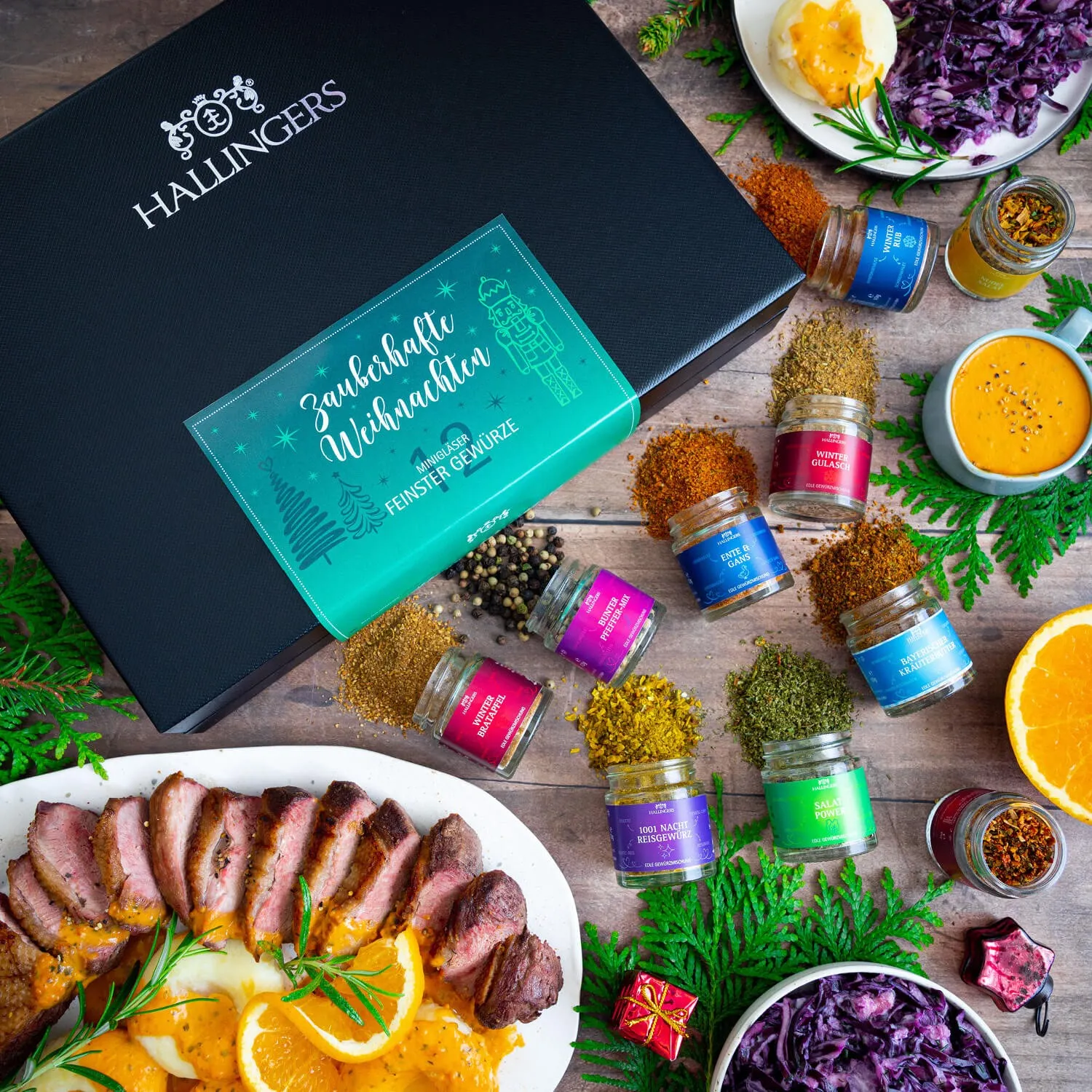 Top Geschenk für Weihnachten und das neue Jahr! Naturbelassene, exotische Gourmet-Gewürze, Kräuter, handgemachte Gewürzmischungen und Spezialgewürze.