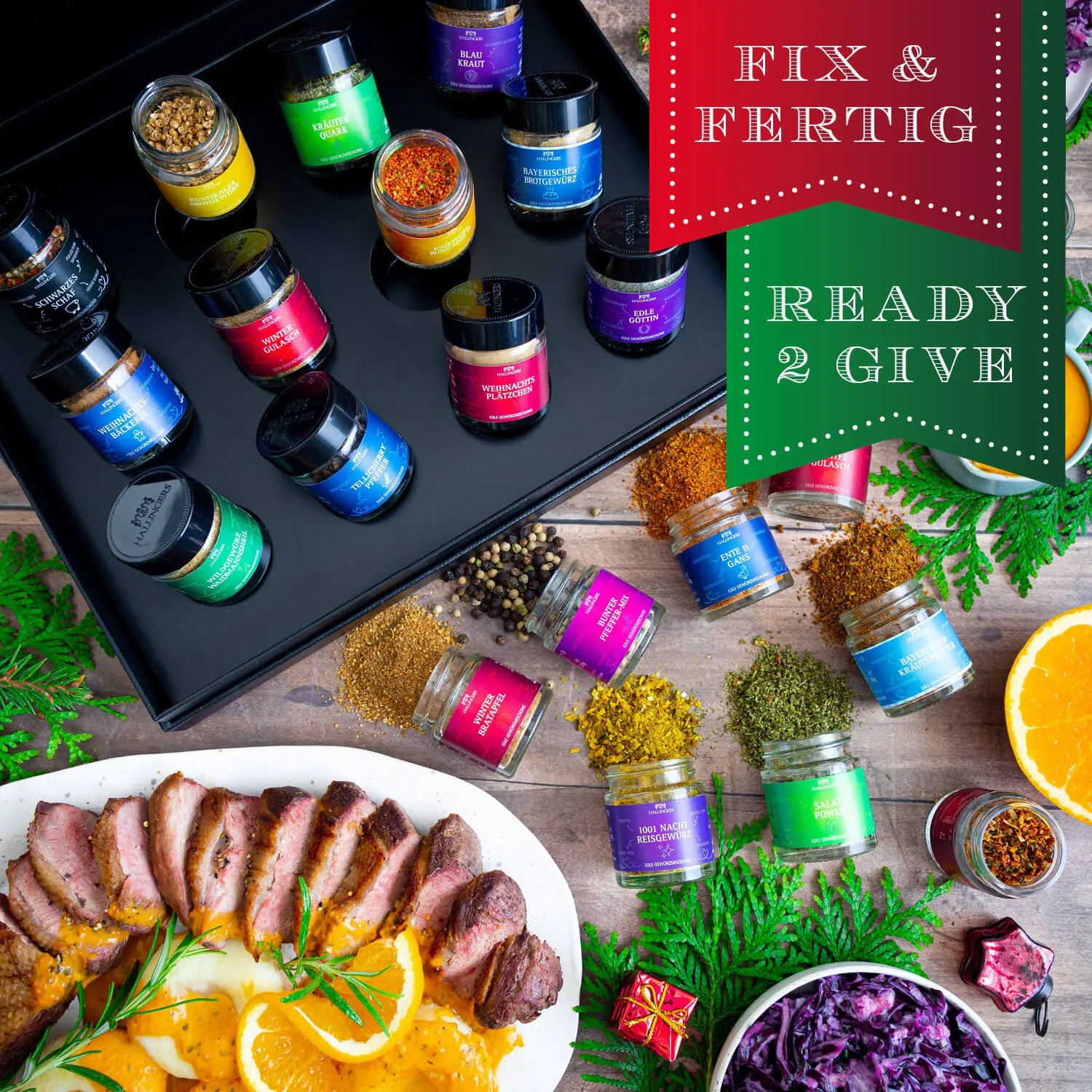 Die Verpackungsdesigns von Hallingers sind international ausgezeichnet (u.a. Red Dot Design Award, German Design Award Special Mention).