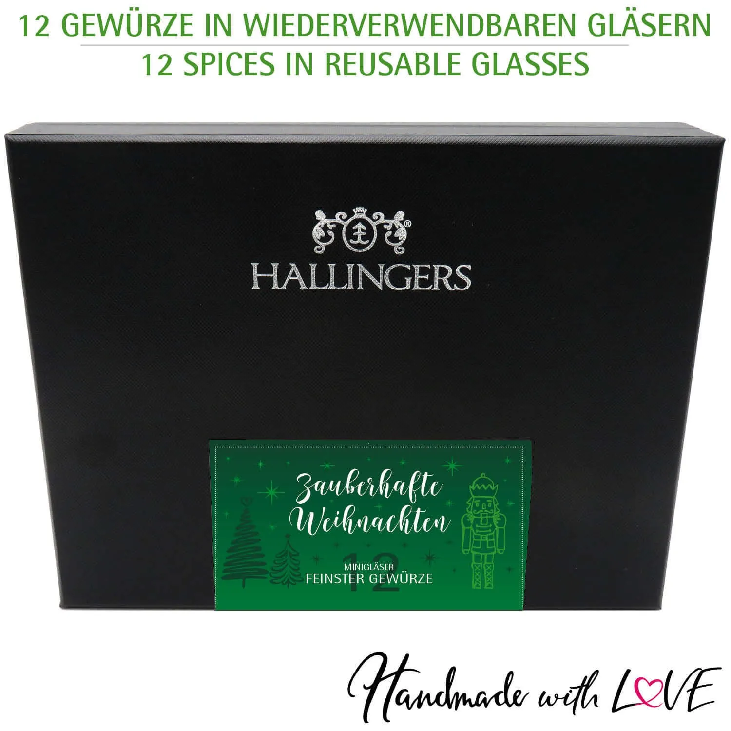 Zauberhafte Weihnachten (12 Winter-Gewürze im Glas)