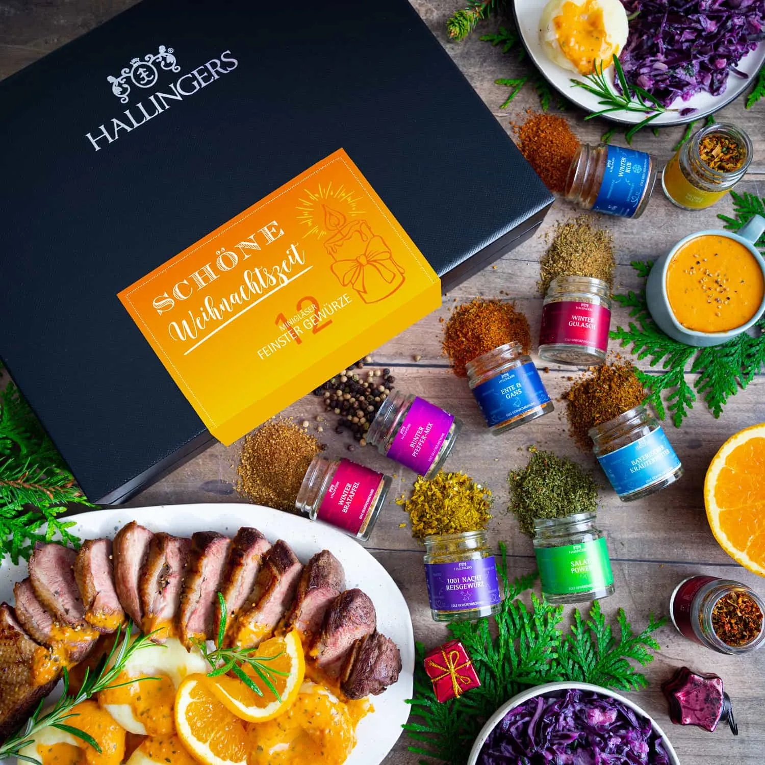 Top Geschenk für Weihnachten und das neue Jahr! Naturbelassene, exotische Gourmet-Gewürze, Kräuter, handgemachte Gewürzmischungen und Spezialgewürze.