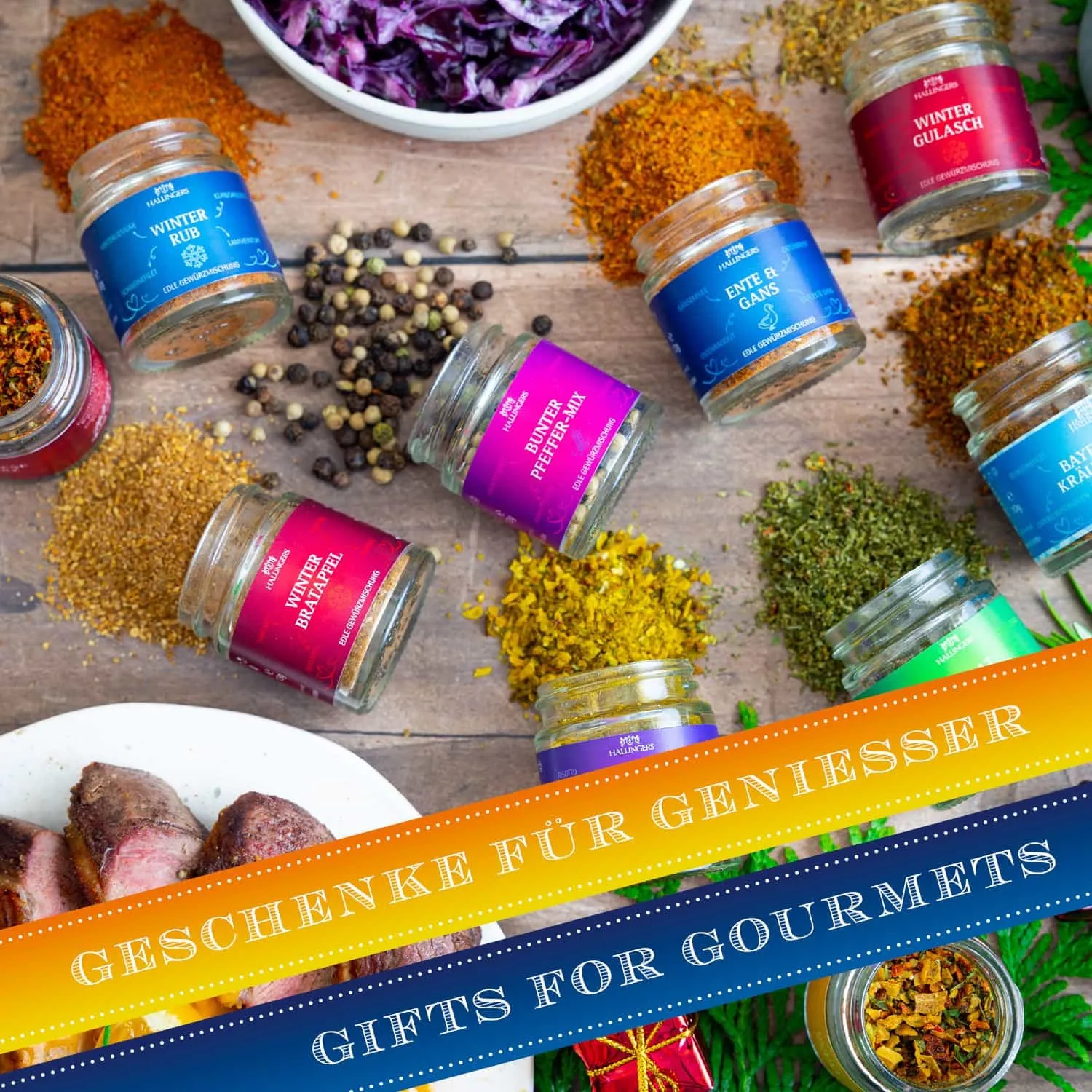 Ein super Probier-Set für alle Genießer, Gourmets und Kochfans oder die, die es werden wollen. Für mehr Spaß beim Grillen, Kochen und in der Küche!