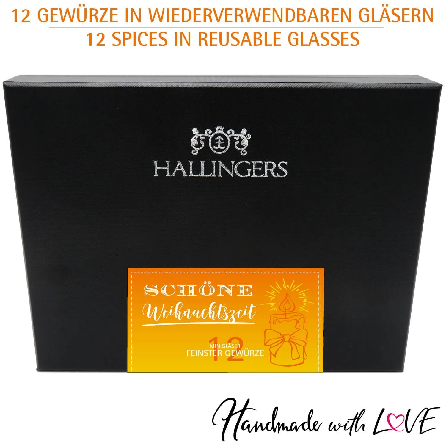 Schöne Weihnachtszeit (12 Winter-Gewürze im Glas)