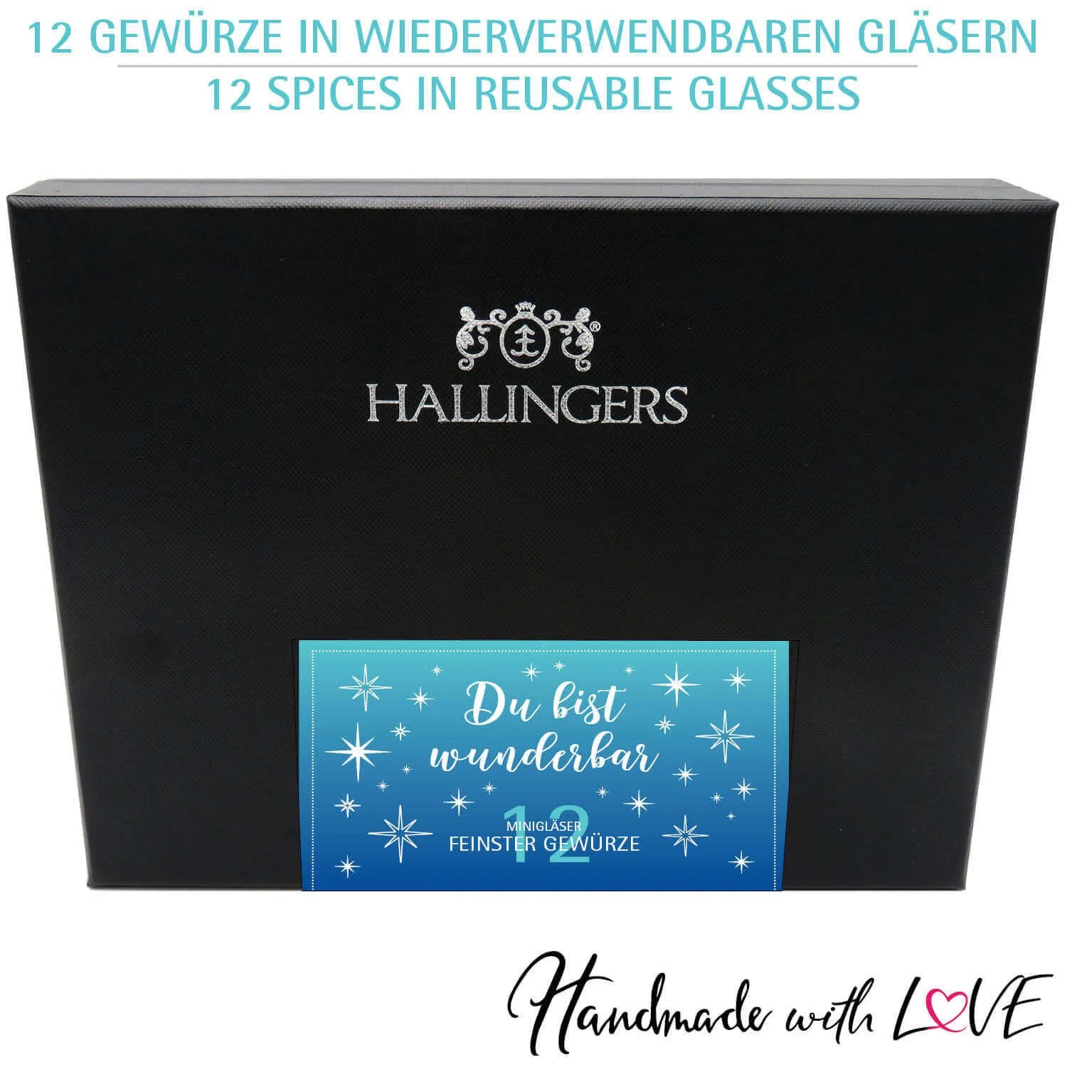 Du bist wunderbar - blue (12 Gewürze im Glas)