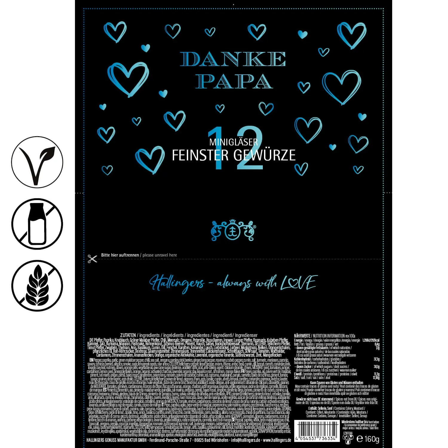 Danke Papa (12 Gewürze im Glas)