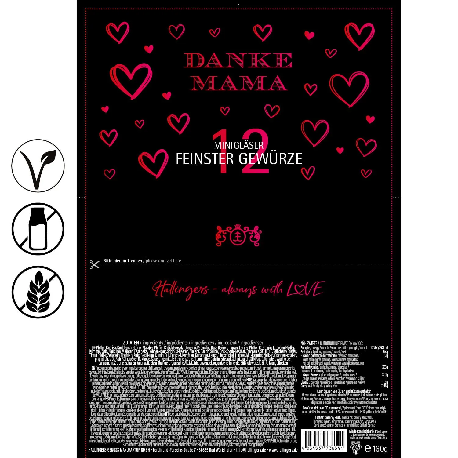 Danke Mama (12 Gewürze im Glas)