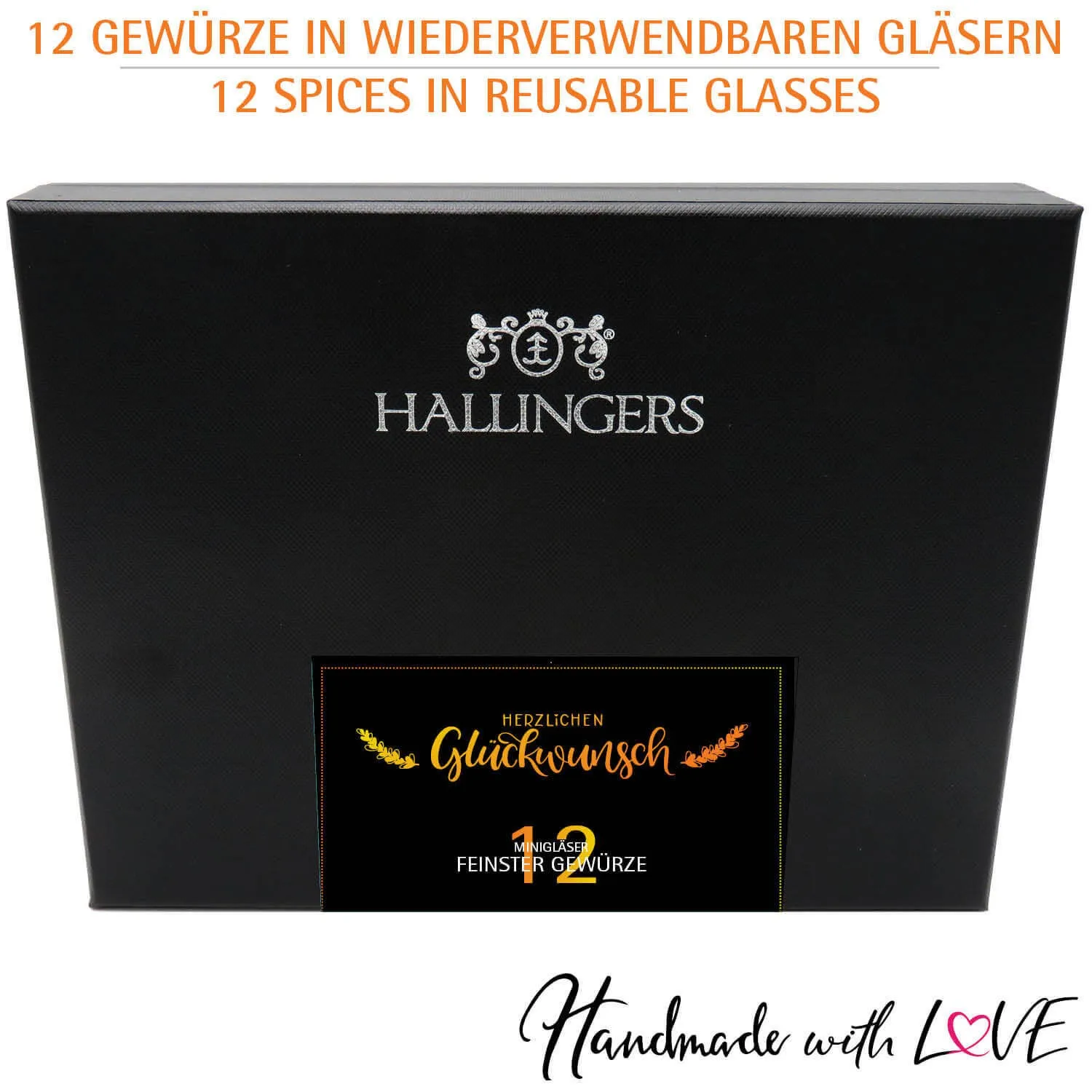 Herzlichen Glückwunsch (12 Gewürze im Glas)