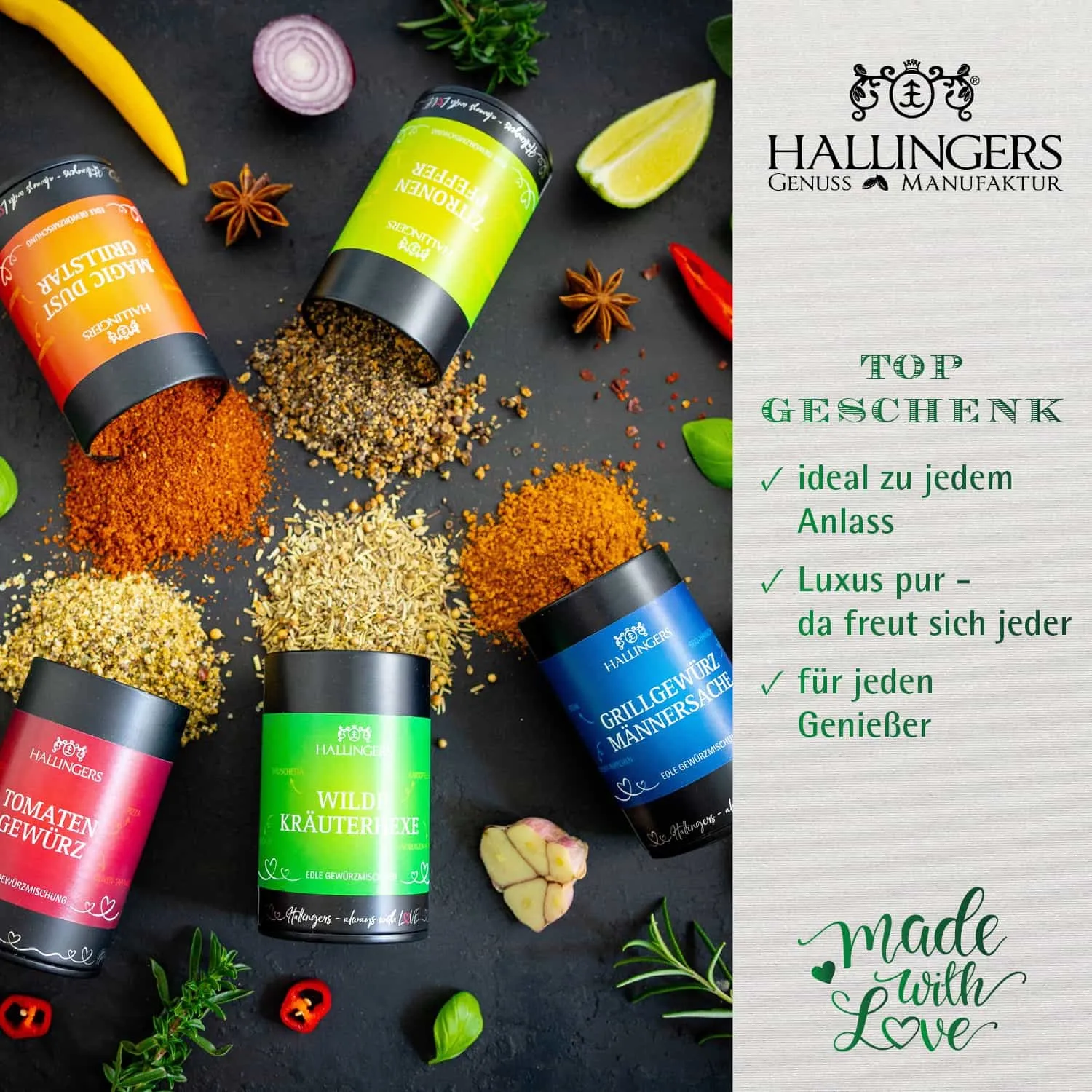 Ein super Probier-Set für alle Kochfans oder die, die es werden wollen.