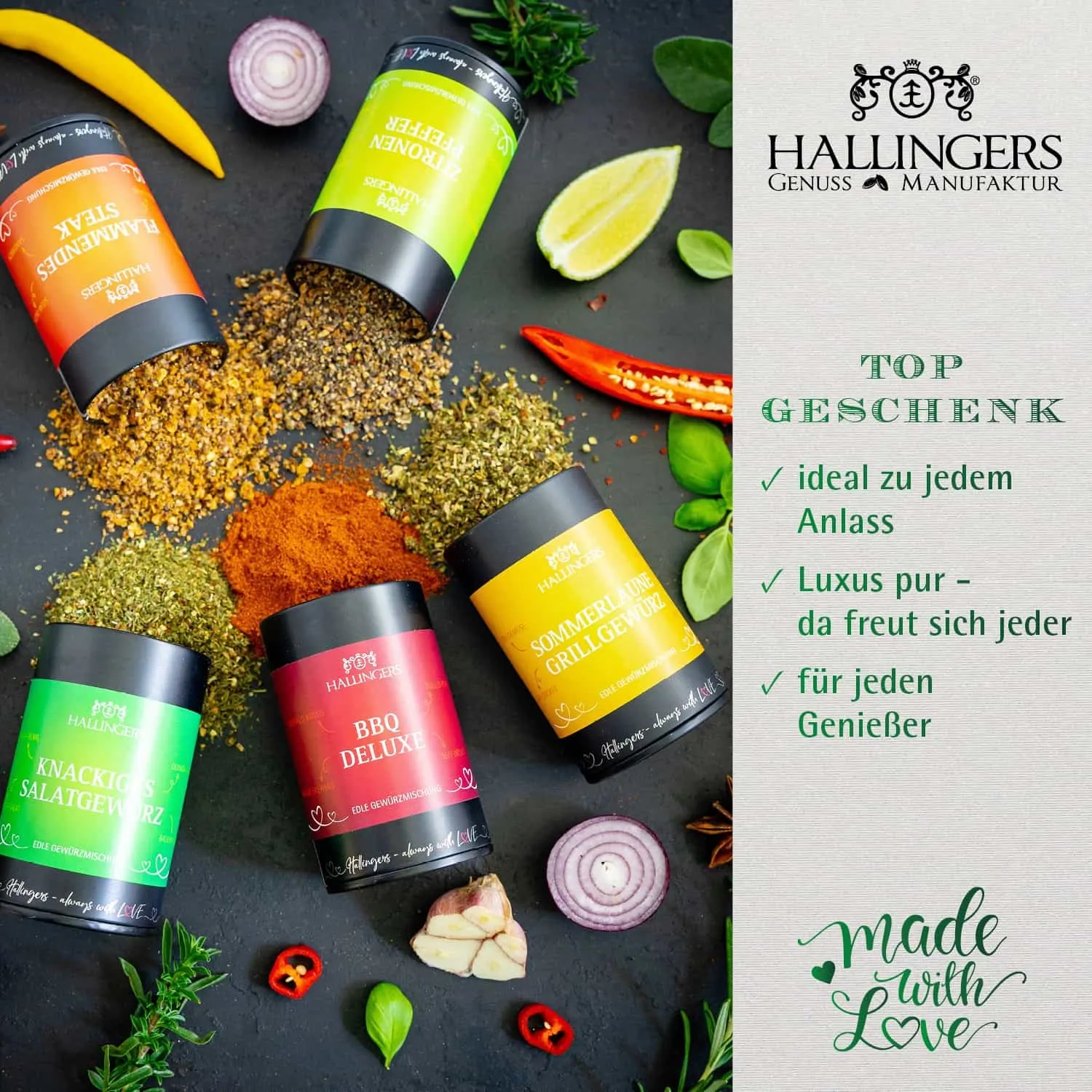 Ein super Probier-Set für alle Kochfans oder die, die es werden wollen.