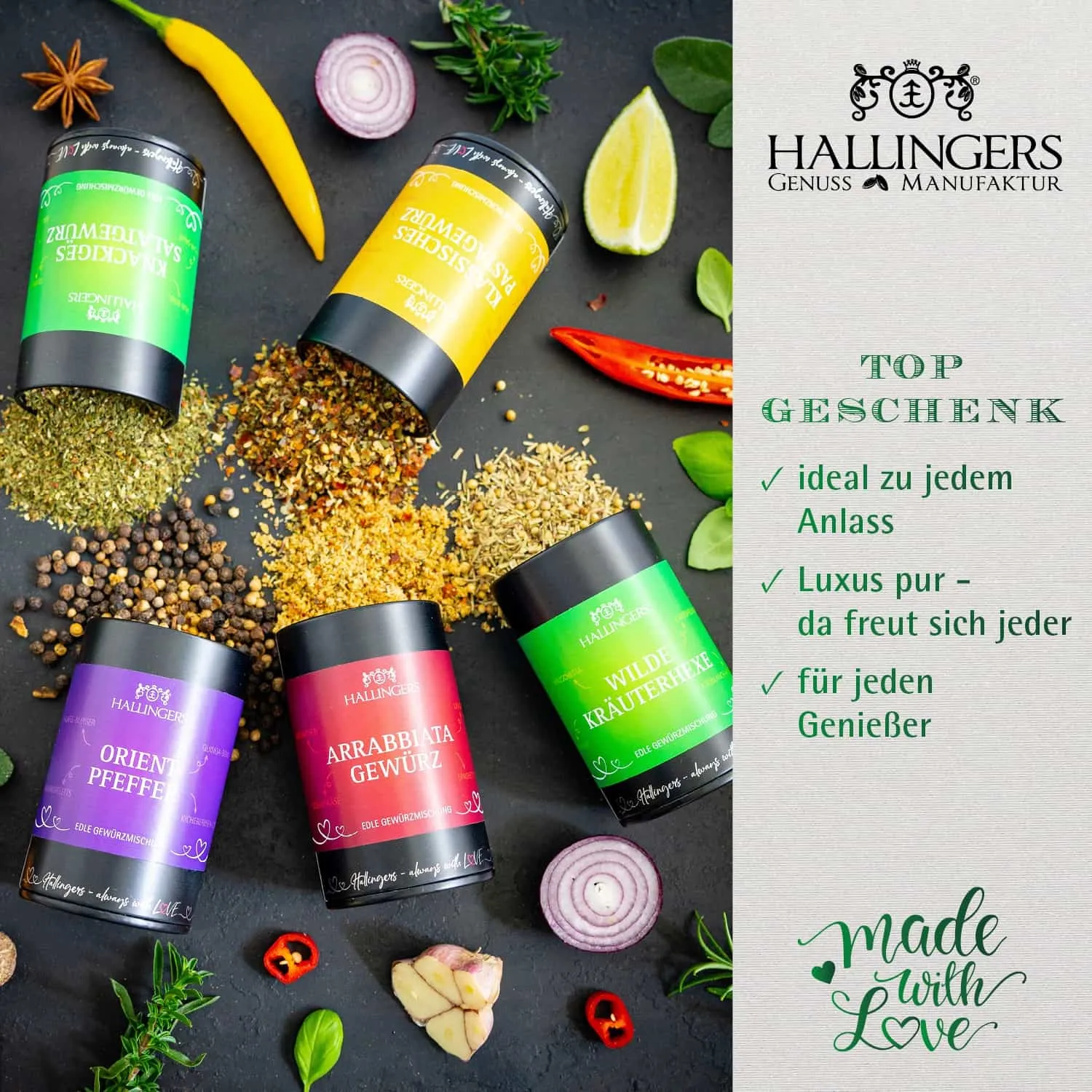 Ein super Probier-Set für alle Kochfans oder die, die es werden wollen.