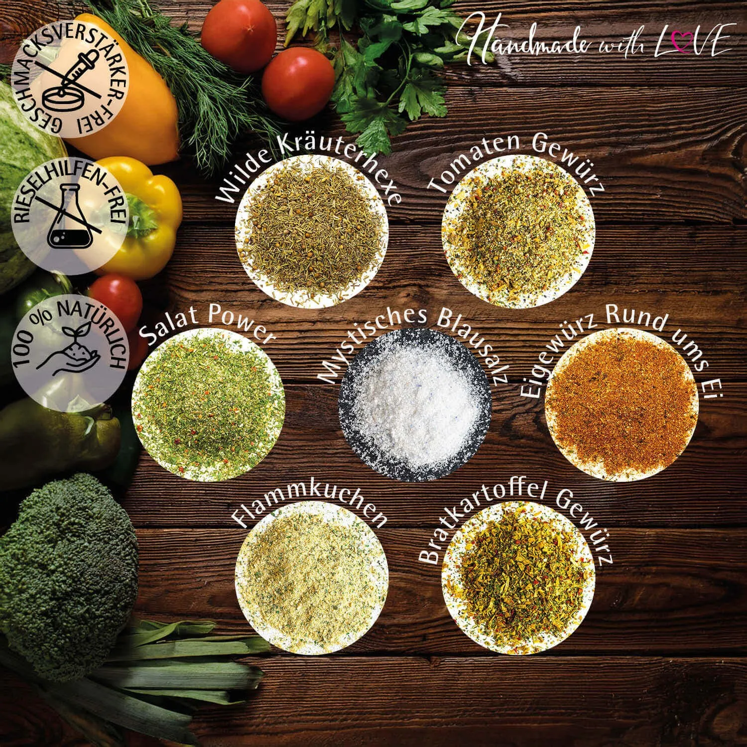 Rettet alles Gewürzset (Geschenkkorb)
