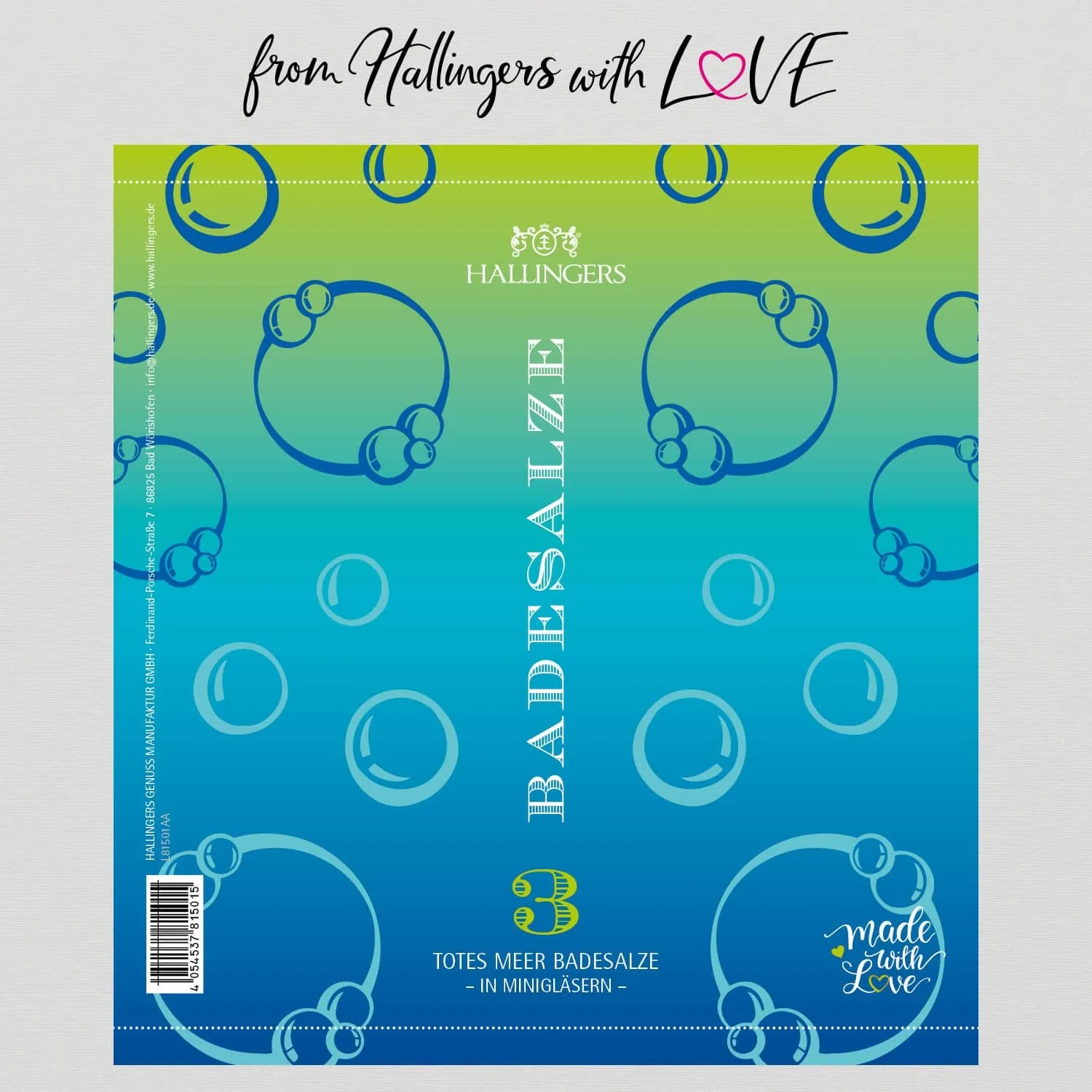 Badesalze (3 Badesalze im Glas)