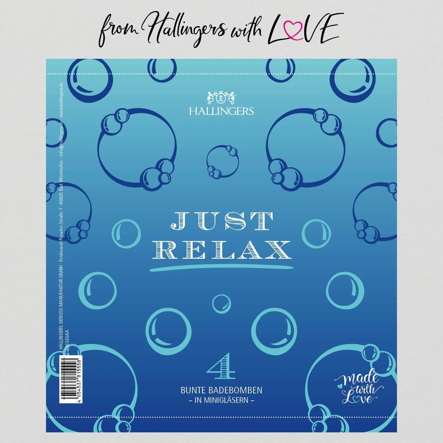 Just Relax (4 Badebomben im Mix)