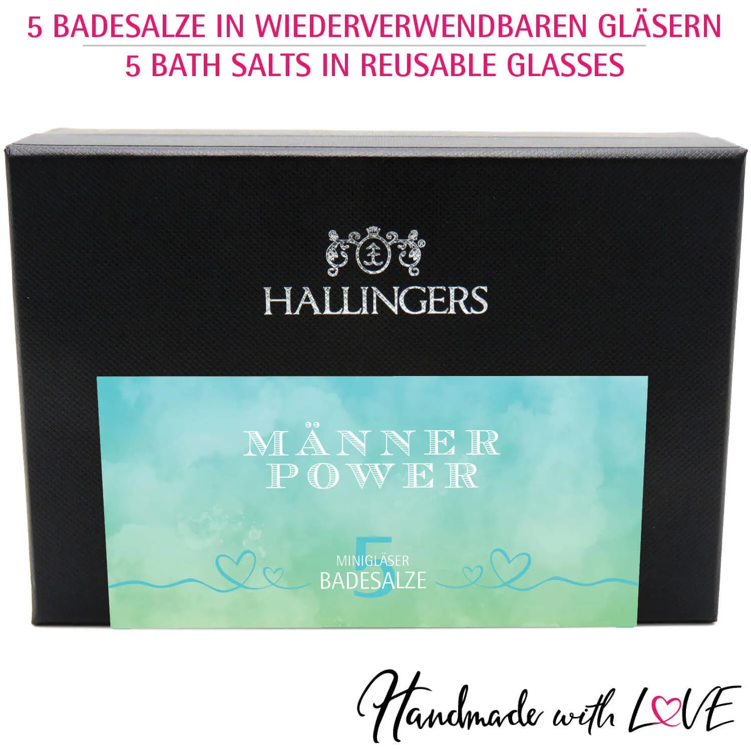 Männer-Power (5 Badesalze im Glas)
